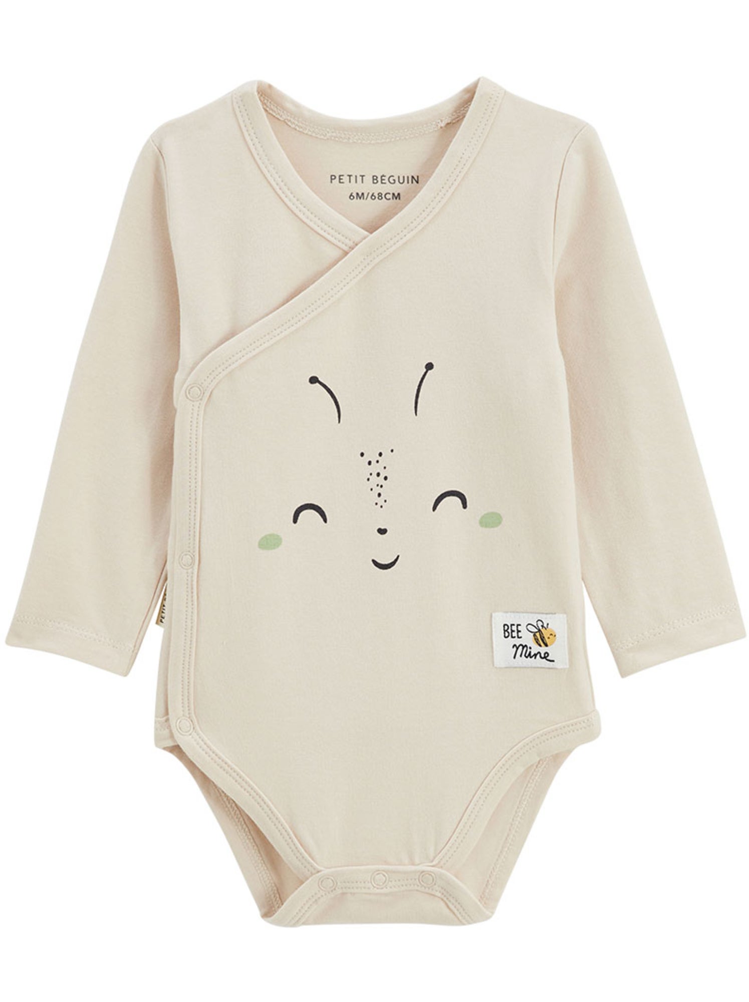 Ensemble body bébé et pantalon en molleton eden - Beige