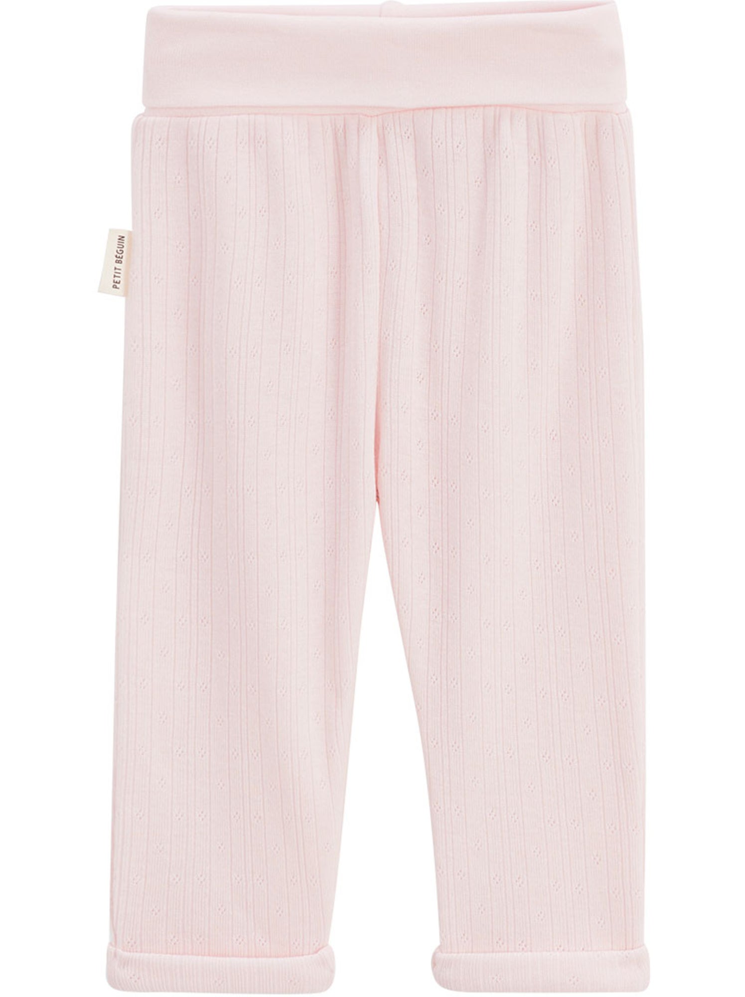 Ensemble body bébé et pantalon en pointelle badian - Ecru