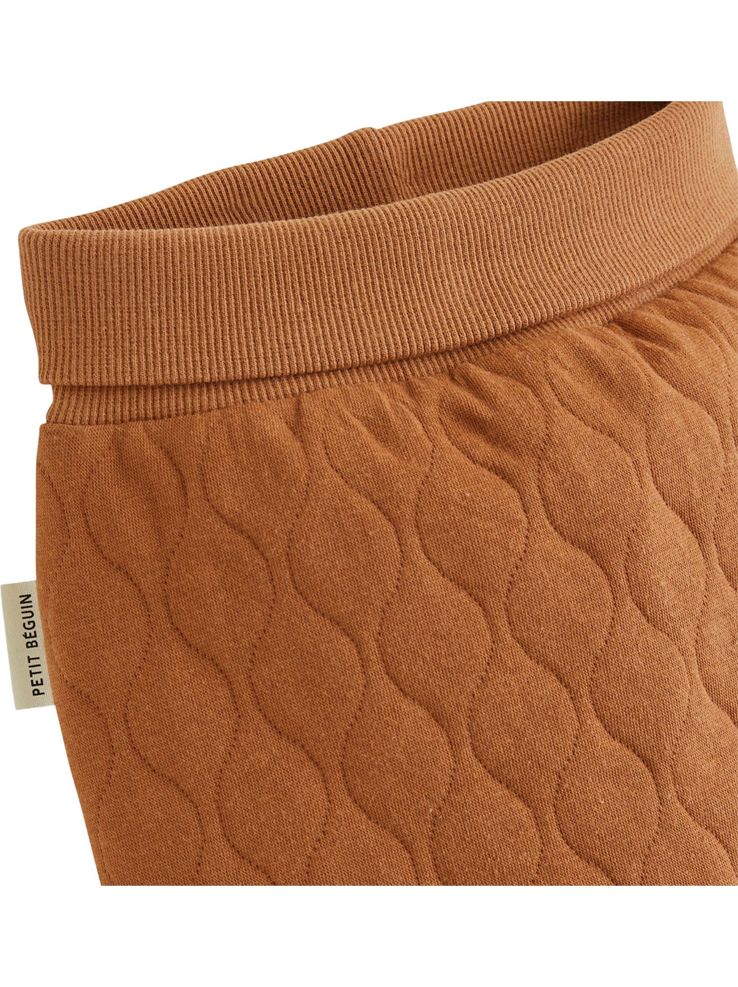 Ensemble body bébé et pantalon matelassé caramel - Marron