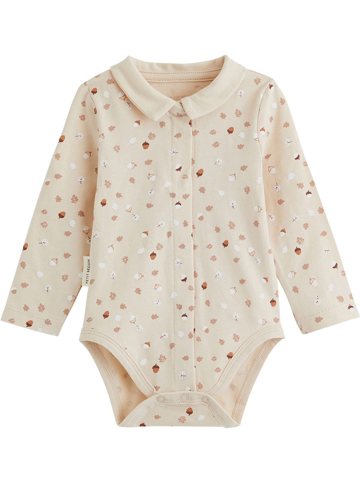 Ensemble body bébé et pantalon matelassé caramel - Marron