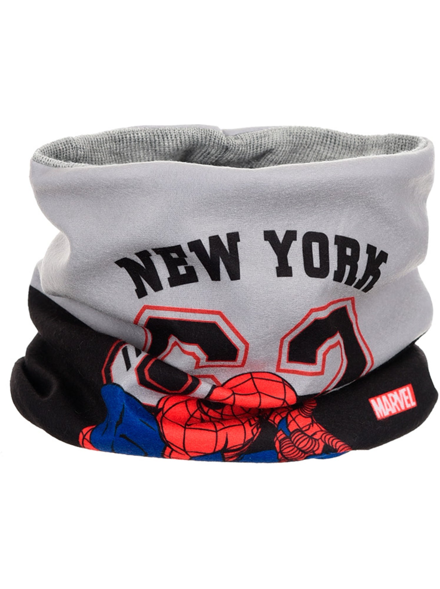 Ensemble bonnet, col & gants   garçon spiderman - licence officielle - Gris