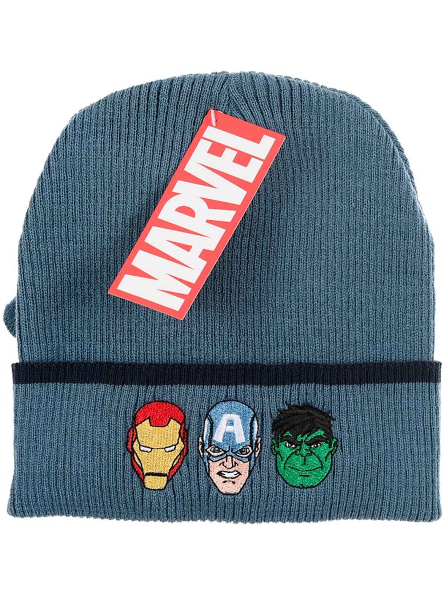 Ensemble bonnet & gants   garçon avengers - licence officielle - Bleu
