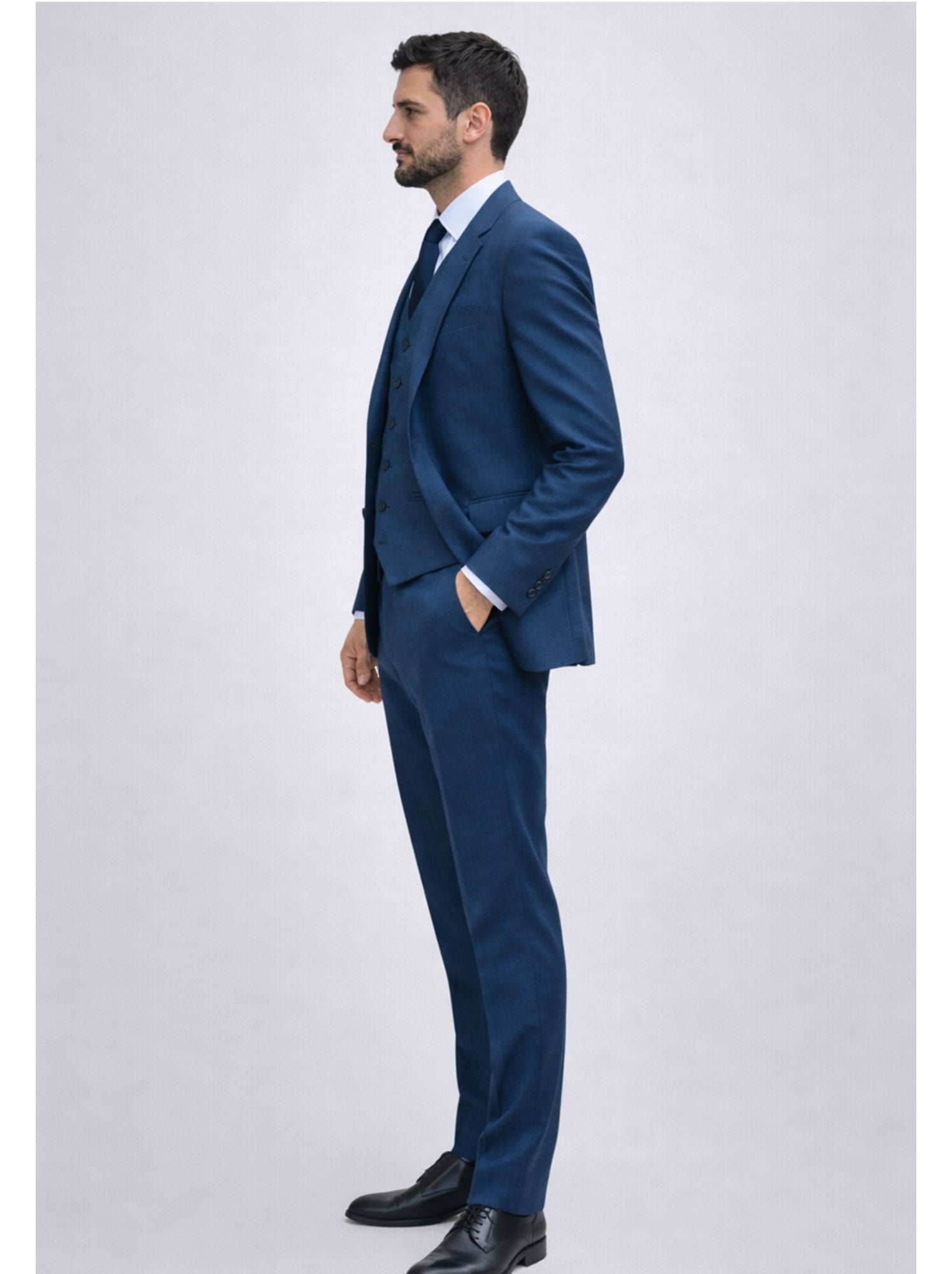 Ensemble costume 3 pièces kebello - Bleu canard