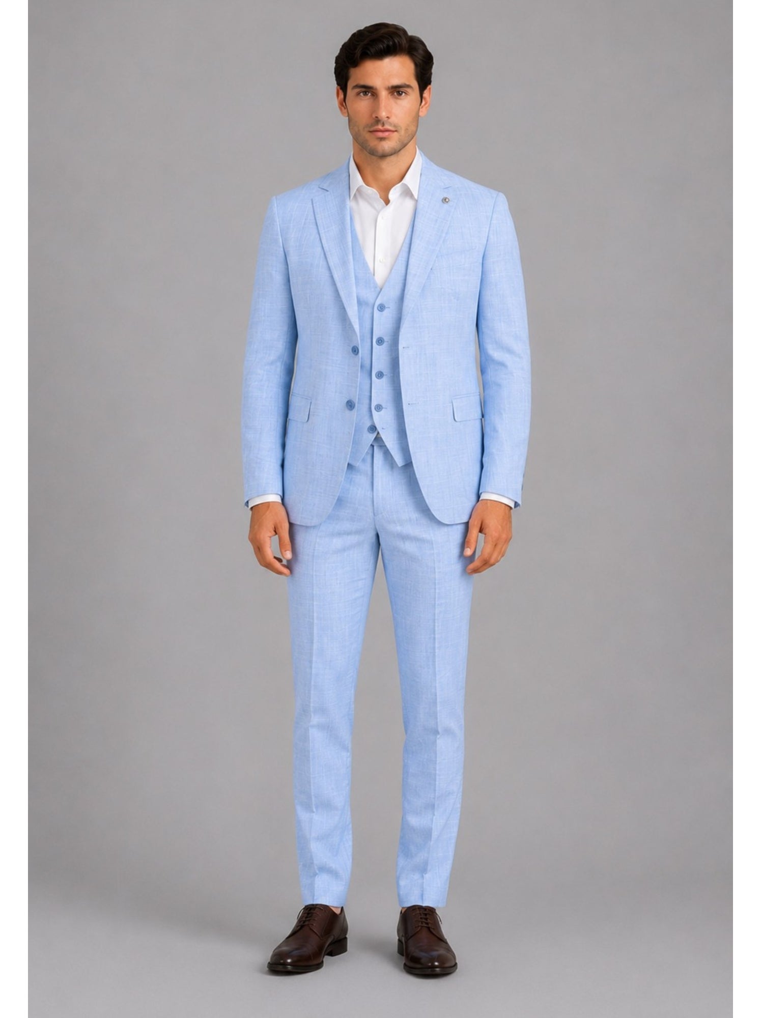 Ensemble costume 3 pièces kebello - Bleu ciel
