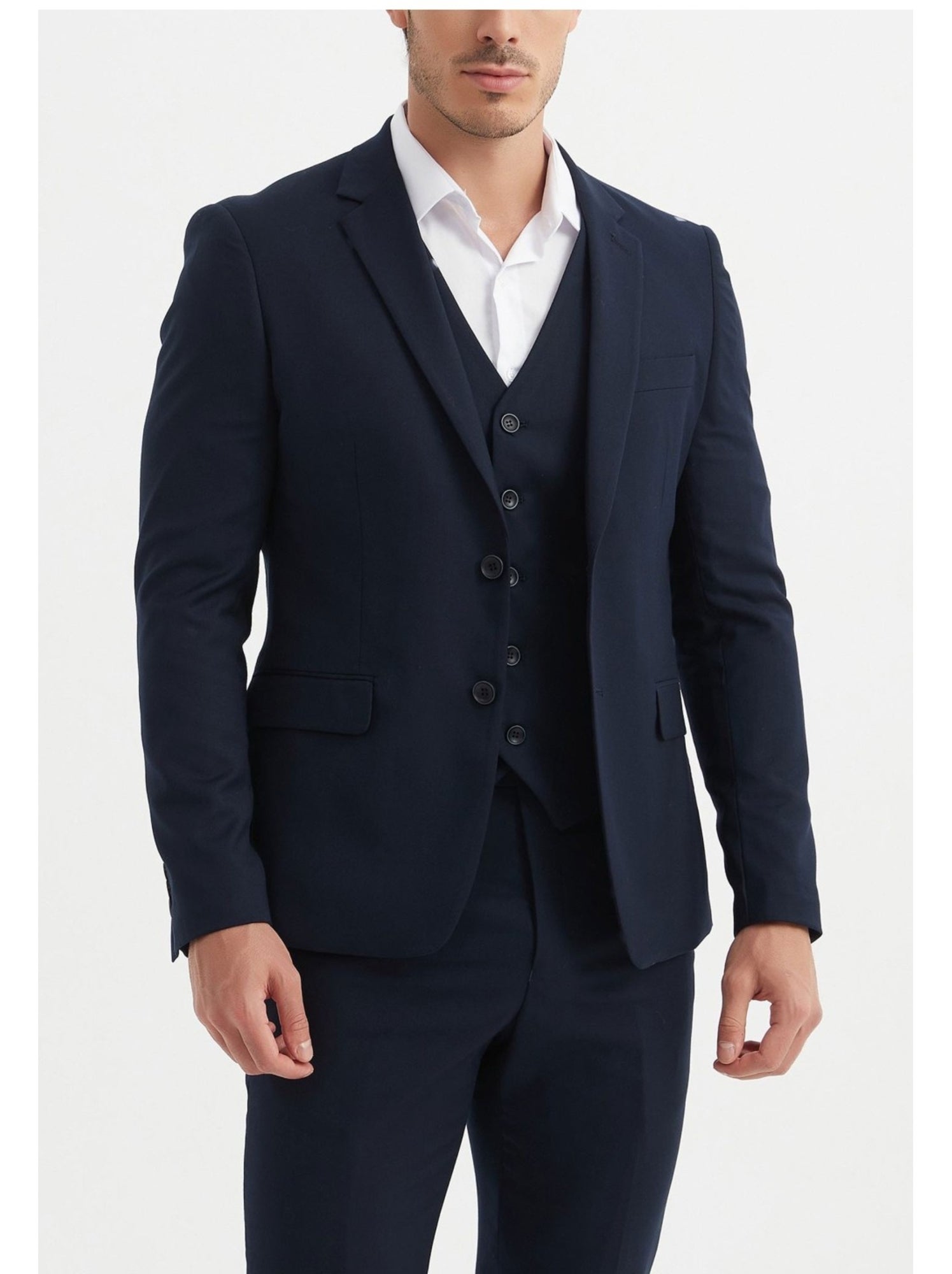 Ensemble costume 3 pièces kebello - Bleu marine