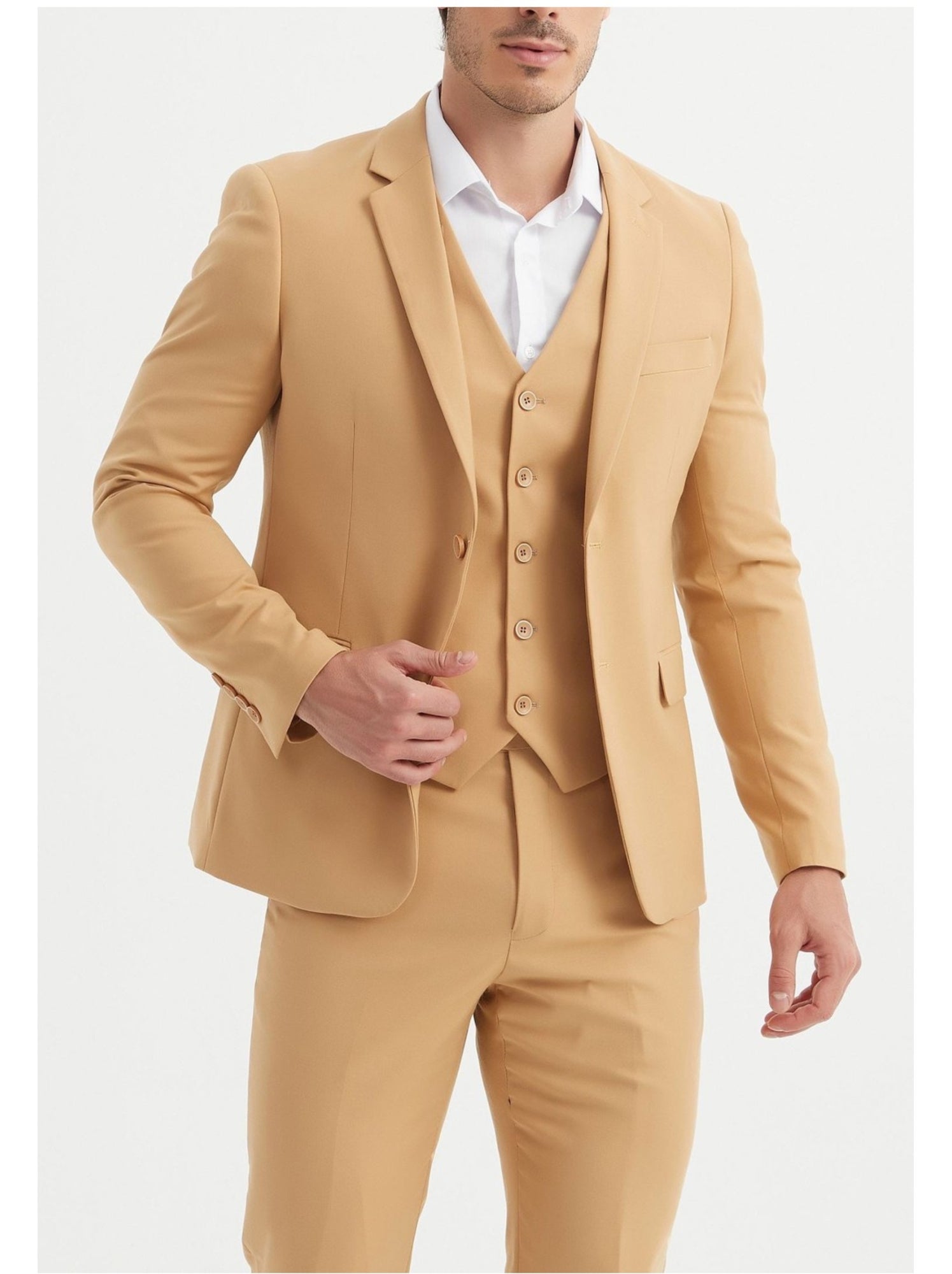 Ensemble costume 3 pièces kebello - Jaune