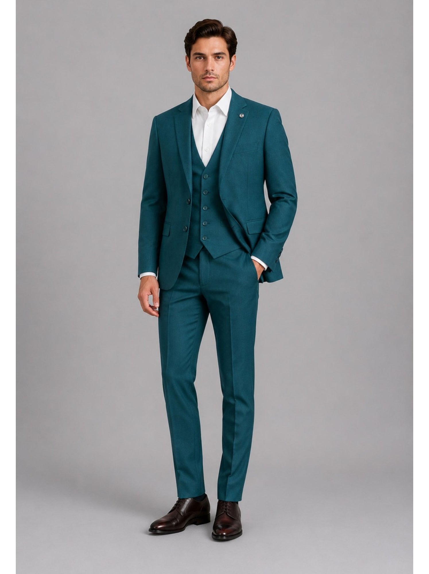 Ensemble costume 3 pièces kebello - Vert foncé