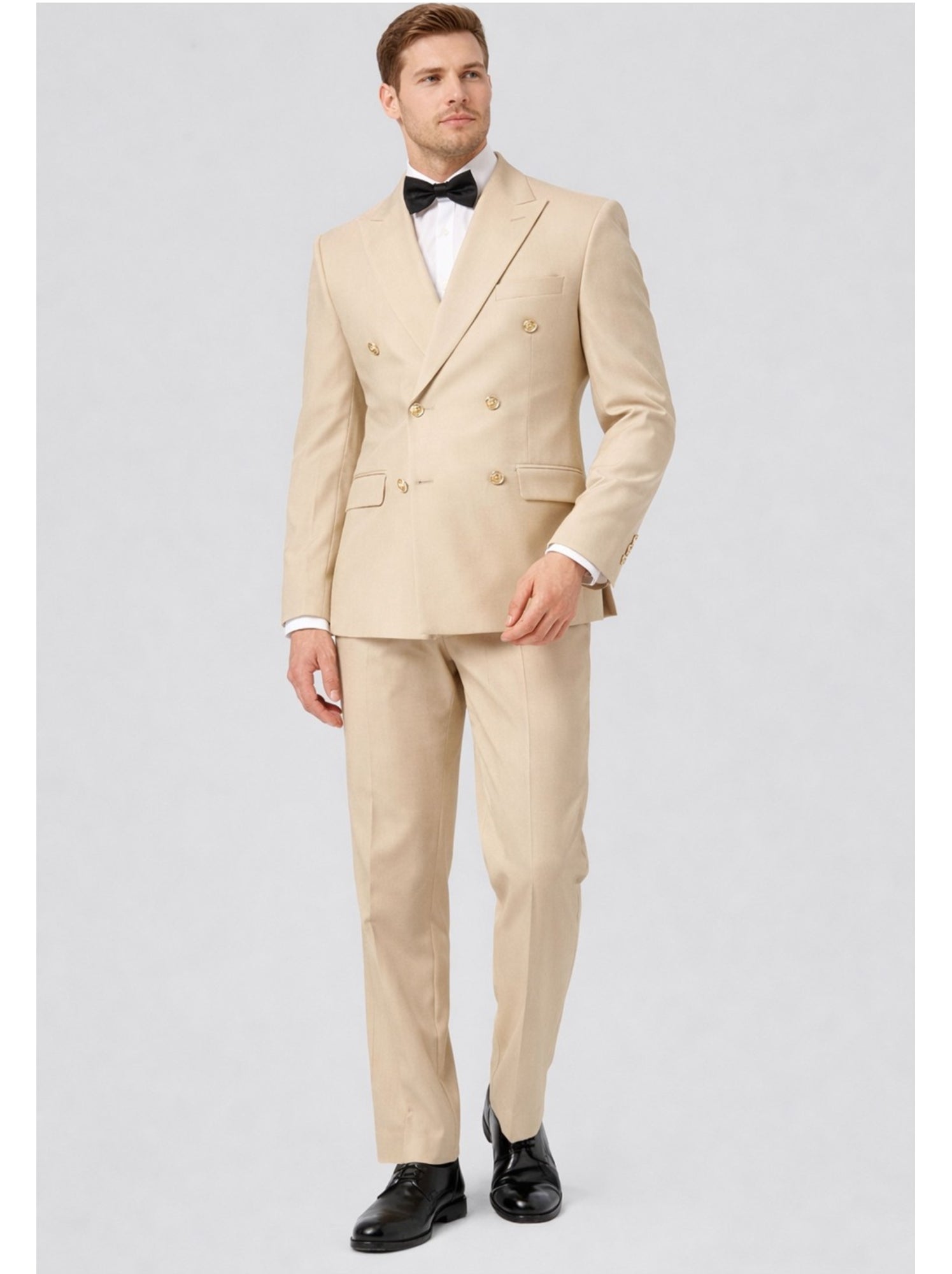 Ensemble costume croisé kebello - Beige