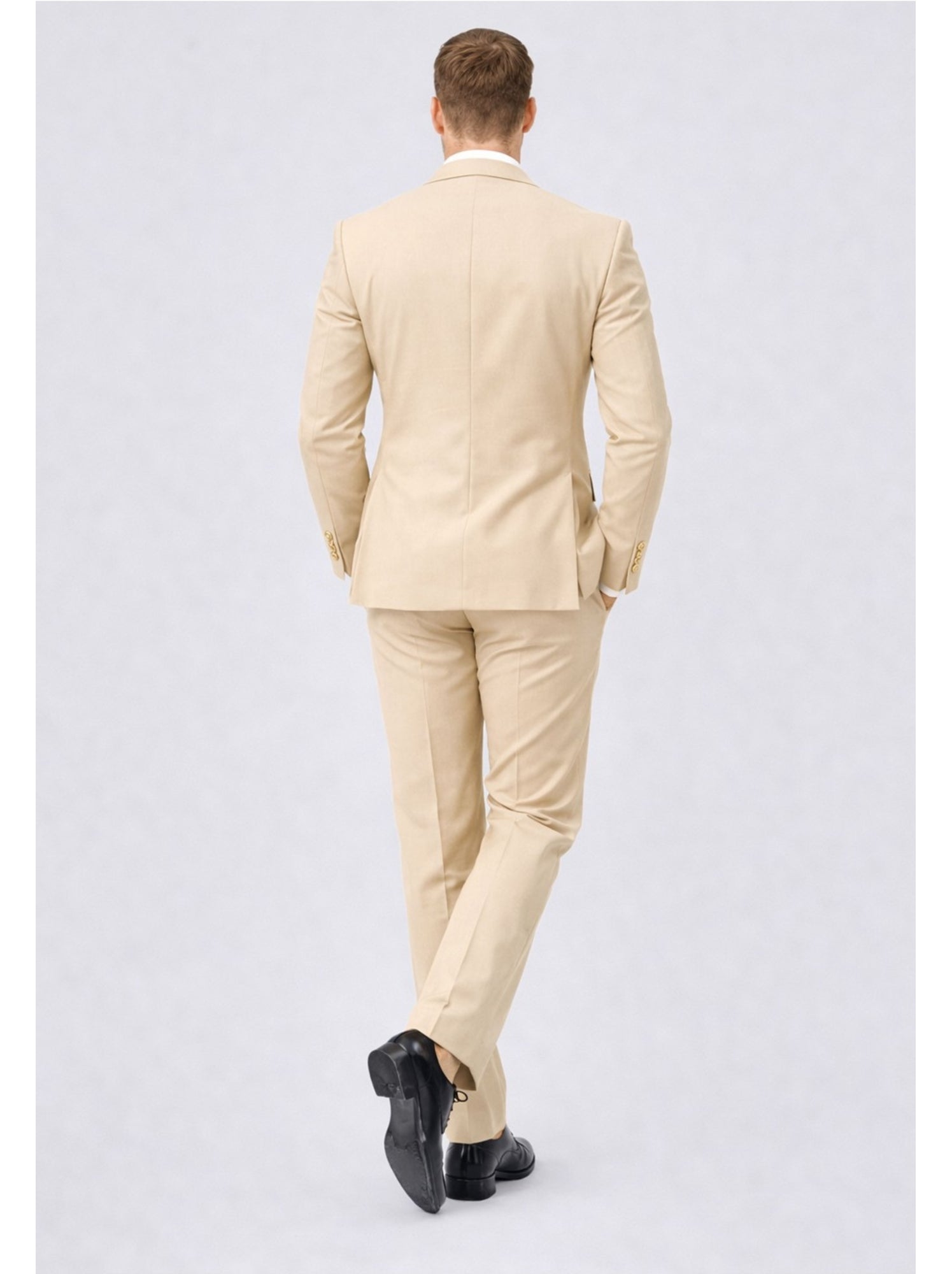 Ensemble costume croisé kebello - Beige