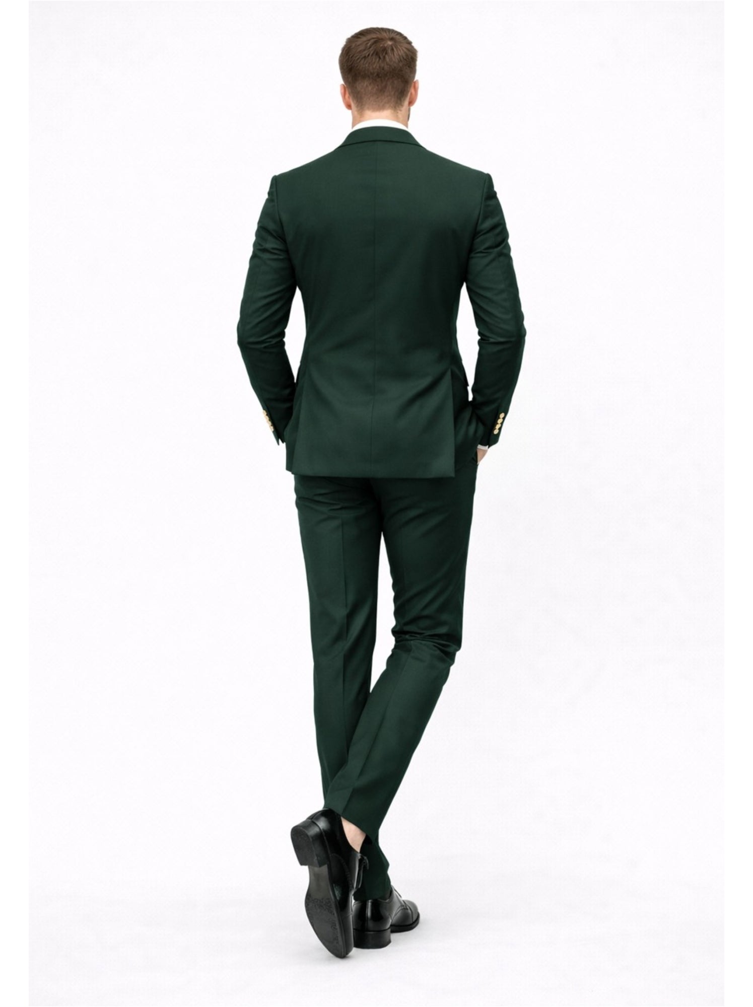 Ensemble costume croisé kebello - Vert