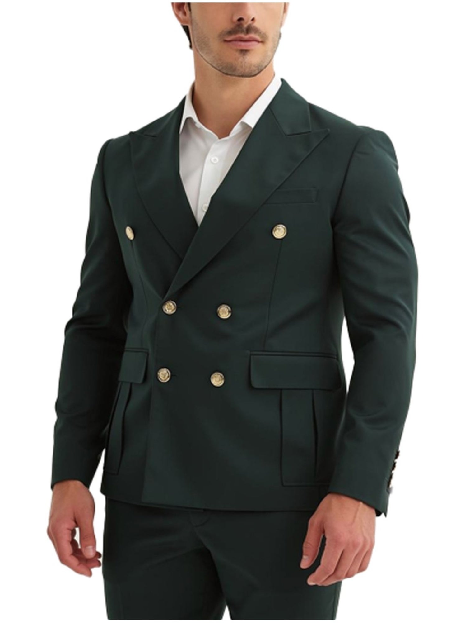 Ensemble costume croisé kebello - Vert