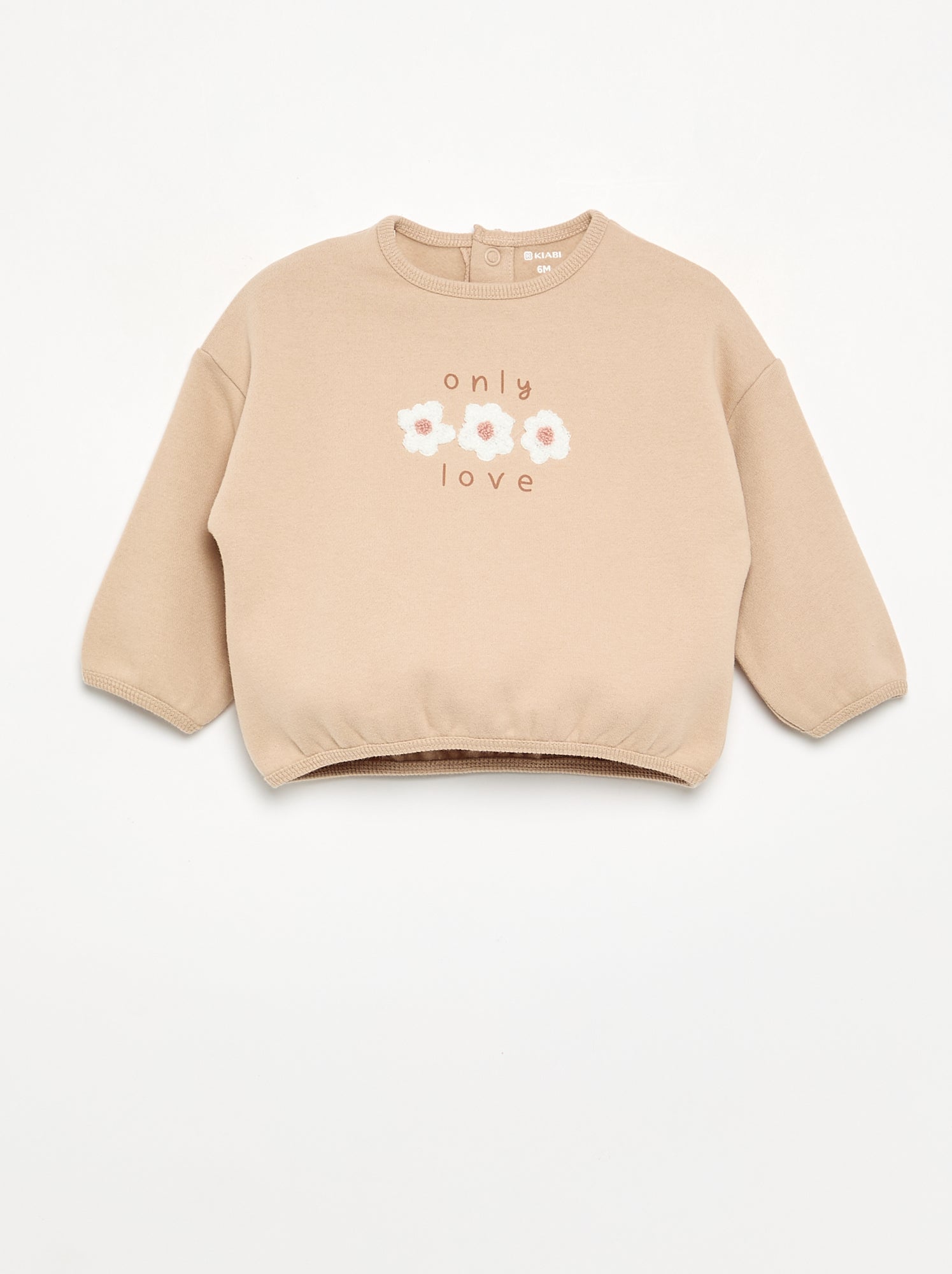 Ensemble de jogging 2 pièces - Sweat + pantalon - Beige