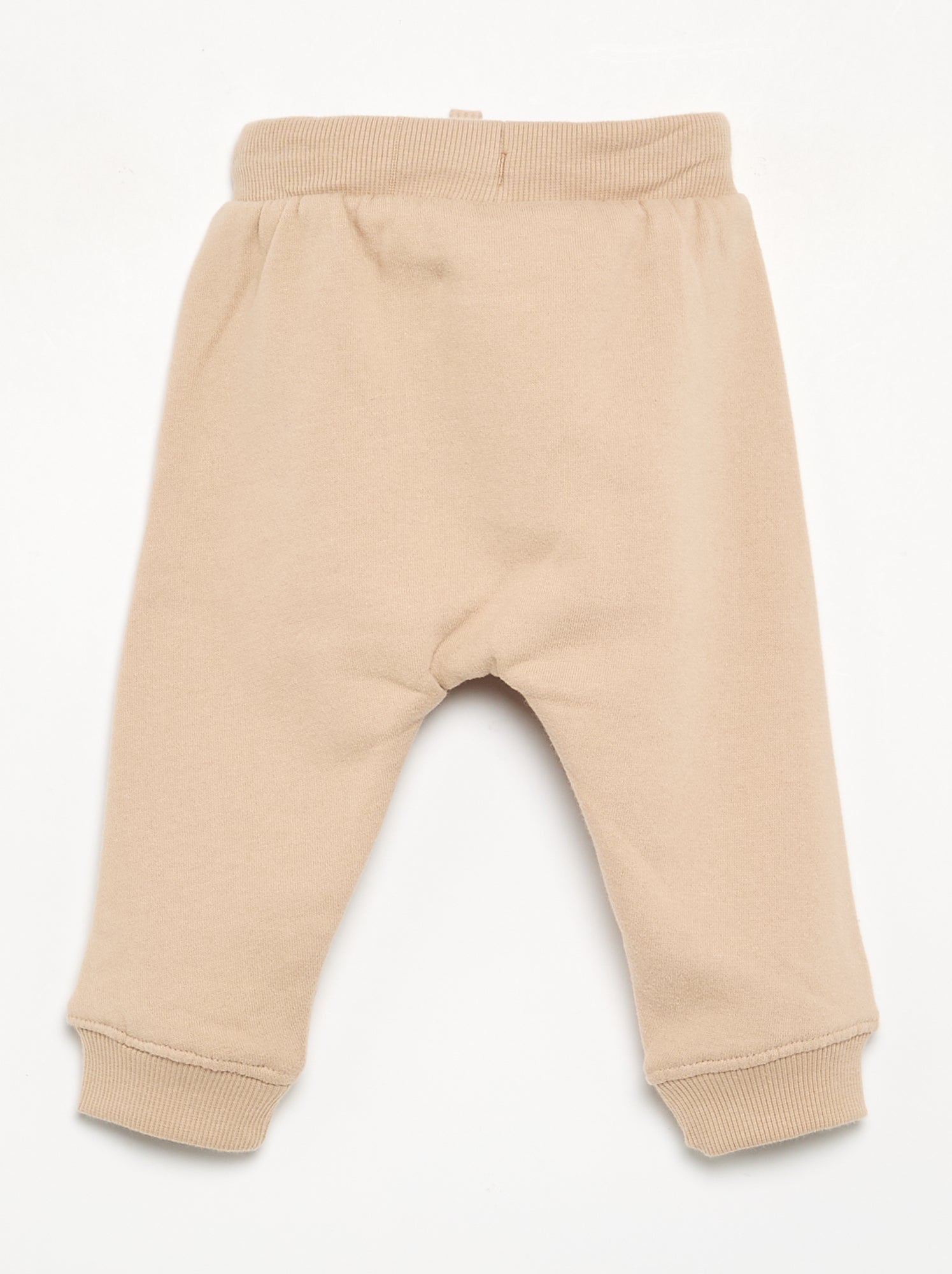 Ensemble de jogging 2 pièces - Sweat + pantalon - Beige