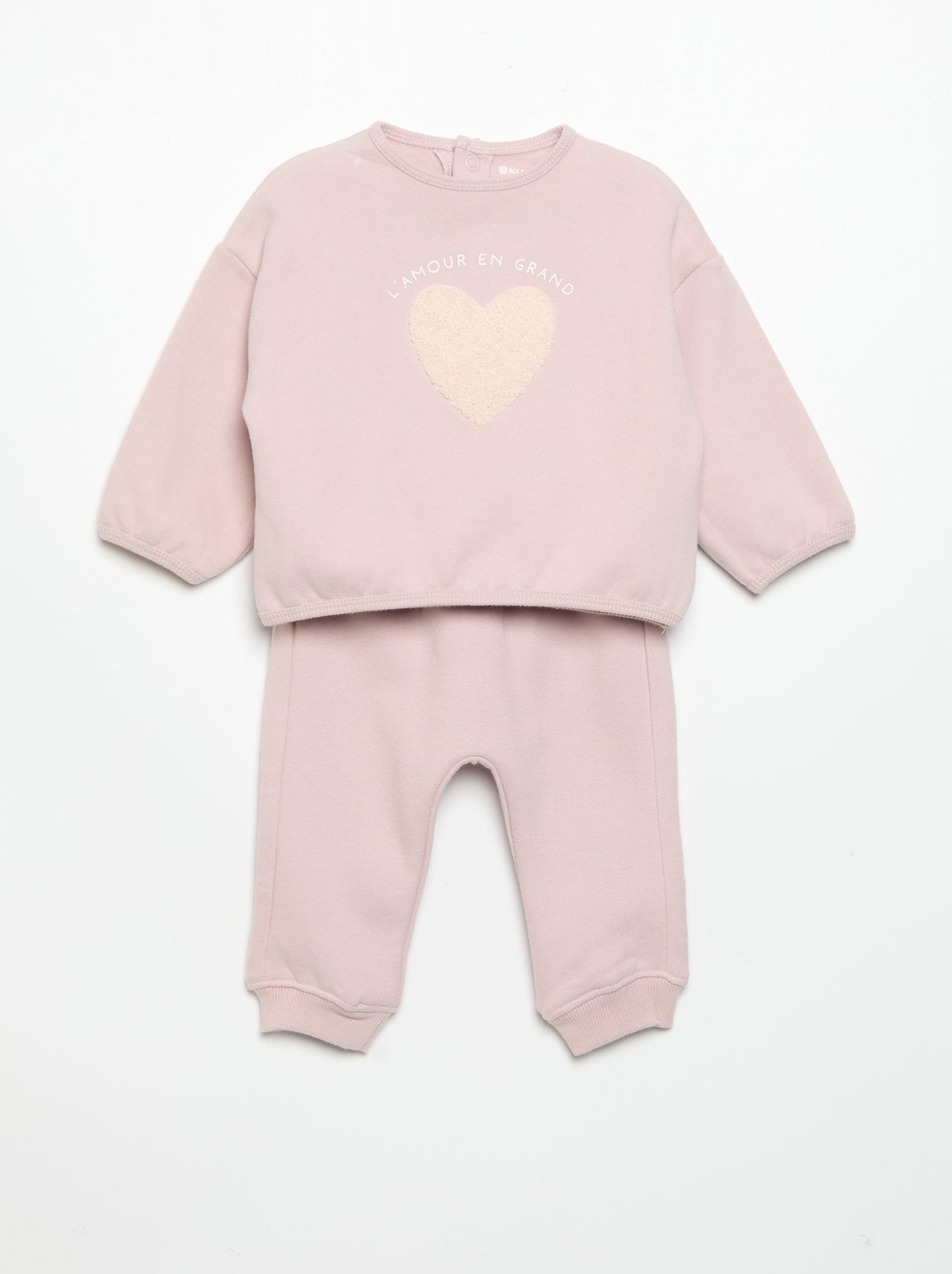 Ensemble de jogging 2 pièces - Sweat + pantalon - Violet