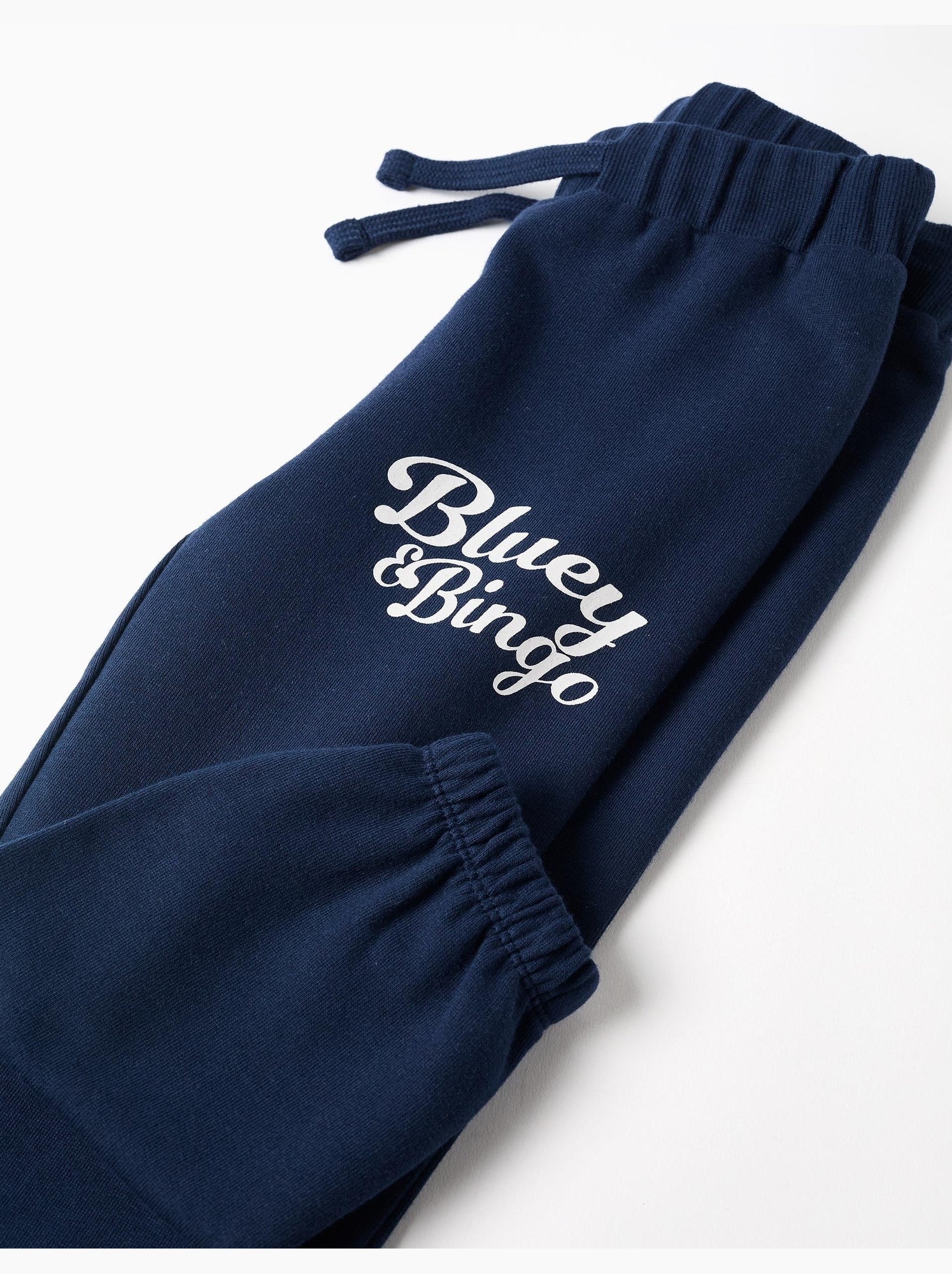 Ensemble de jogging en coton avec imprimé bluey - Bleu foncé