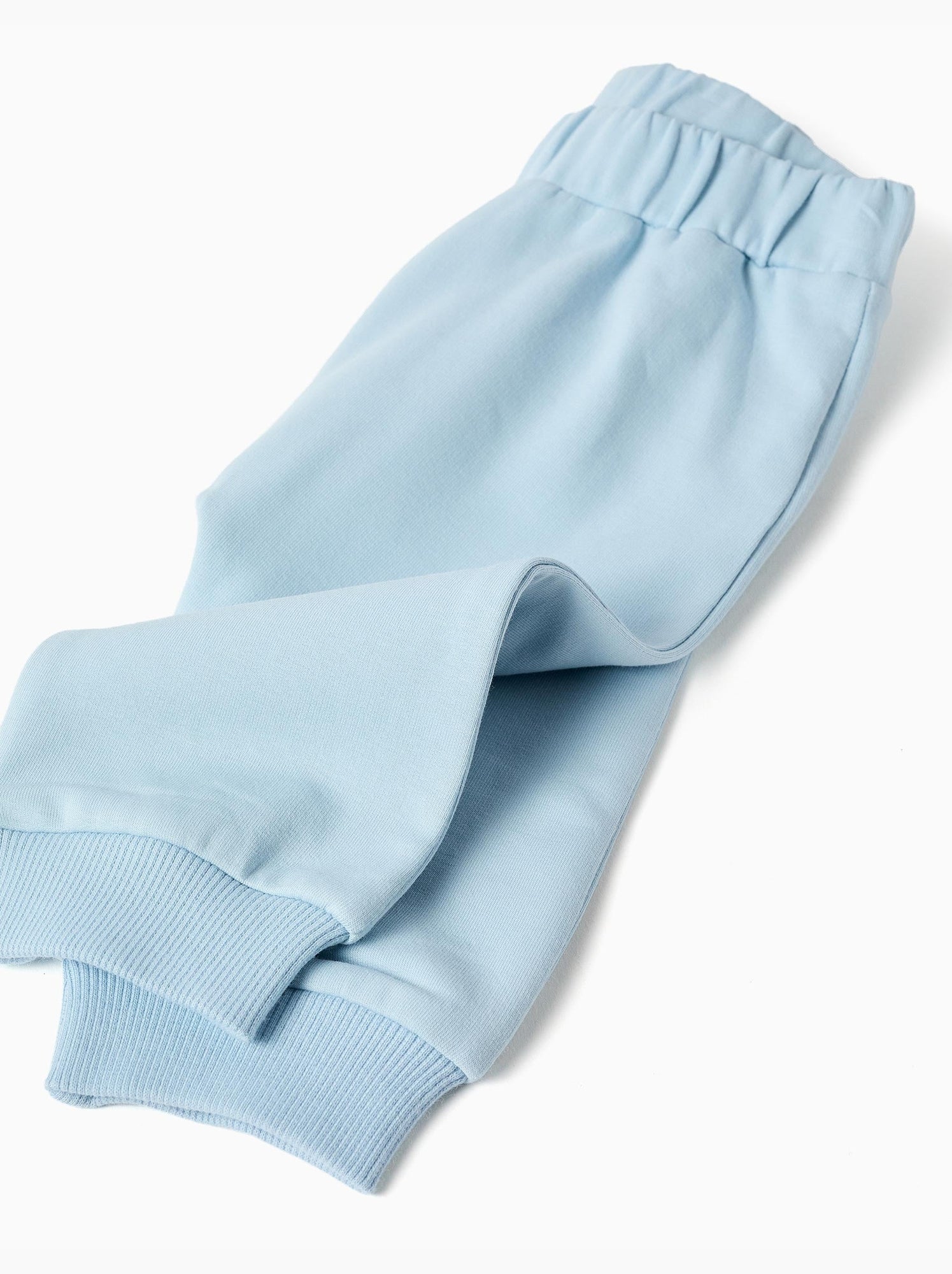 Ensemble de jogging en coton peigné avec motif mickey - Bleu clair
