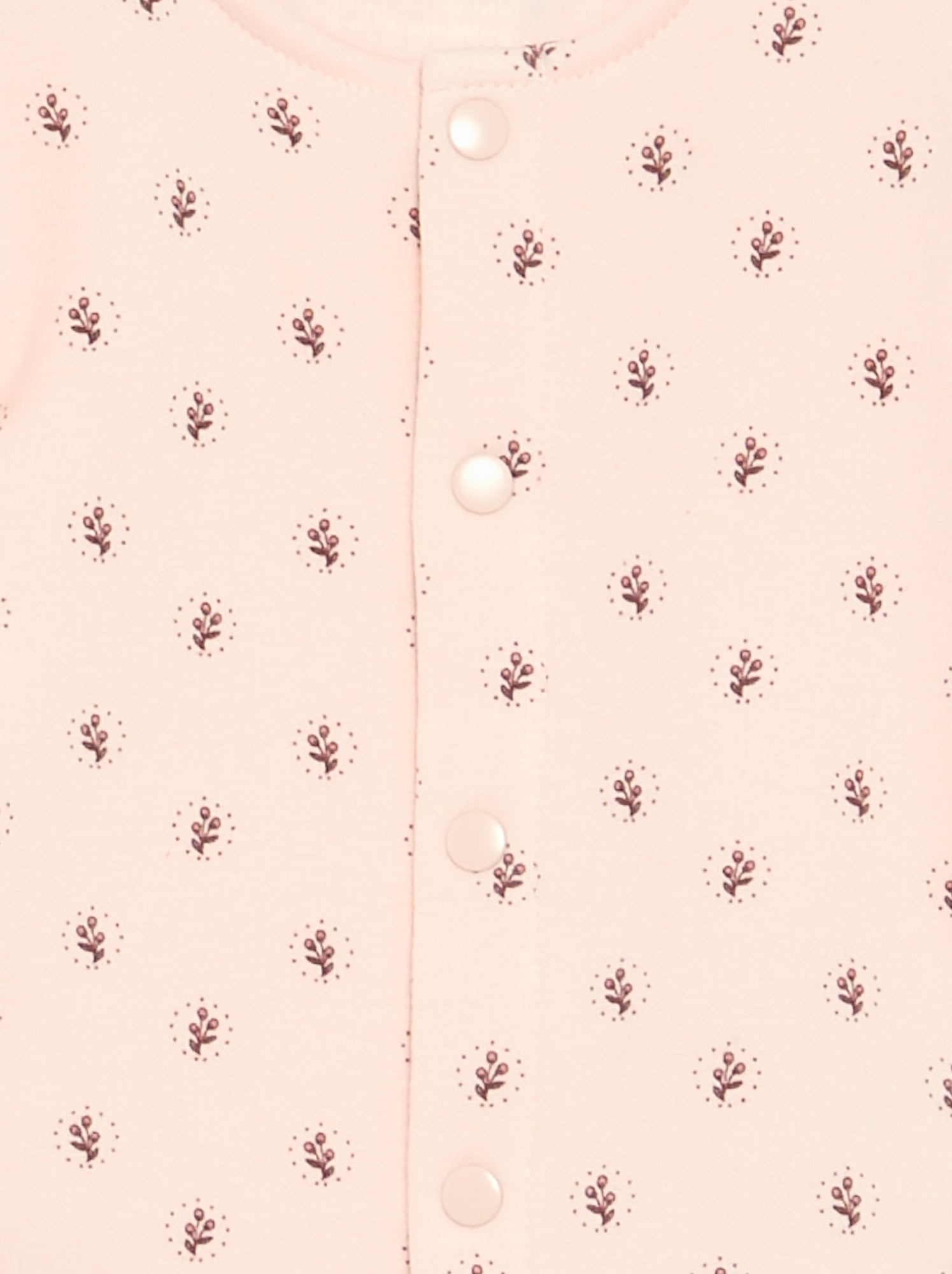 Ensemble de pyjama 2 pièces avec pieds - 2 pièces - Rose