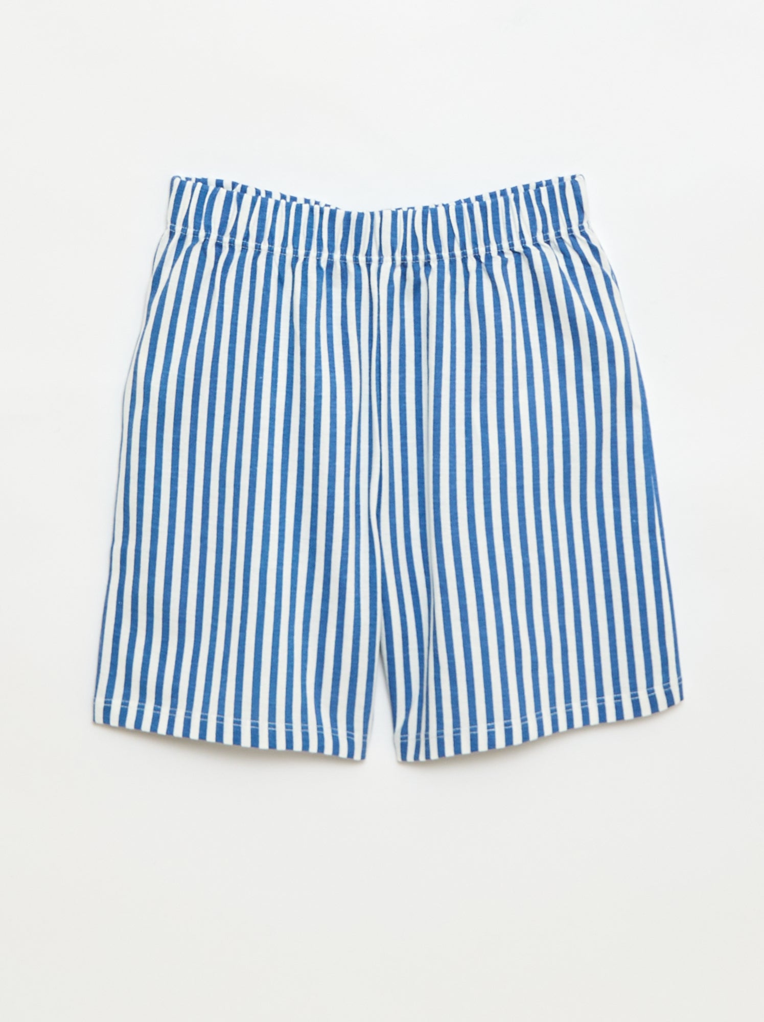 Ensemble de pyjama court 2 pièces  T-shirt + short - Blanc