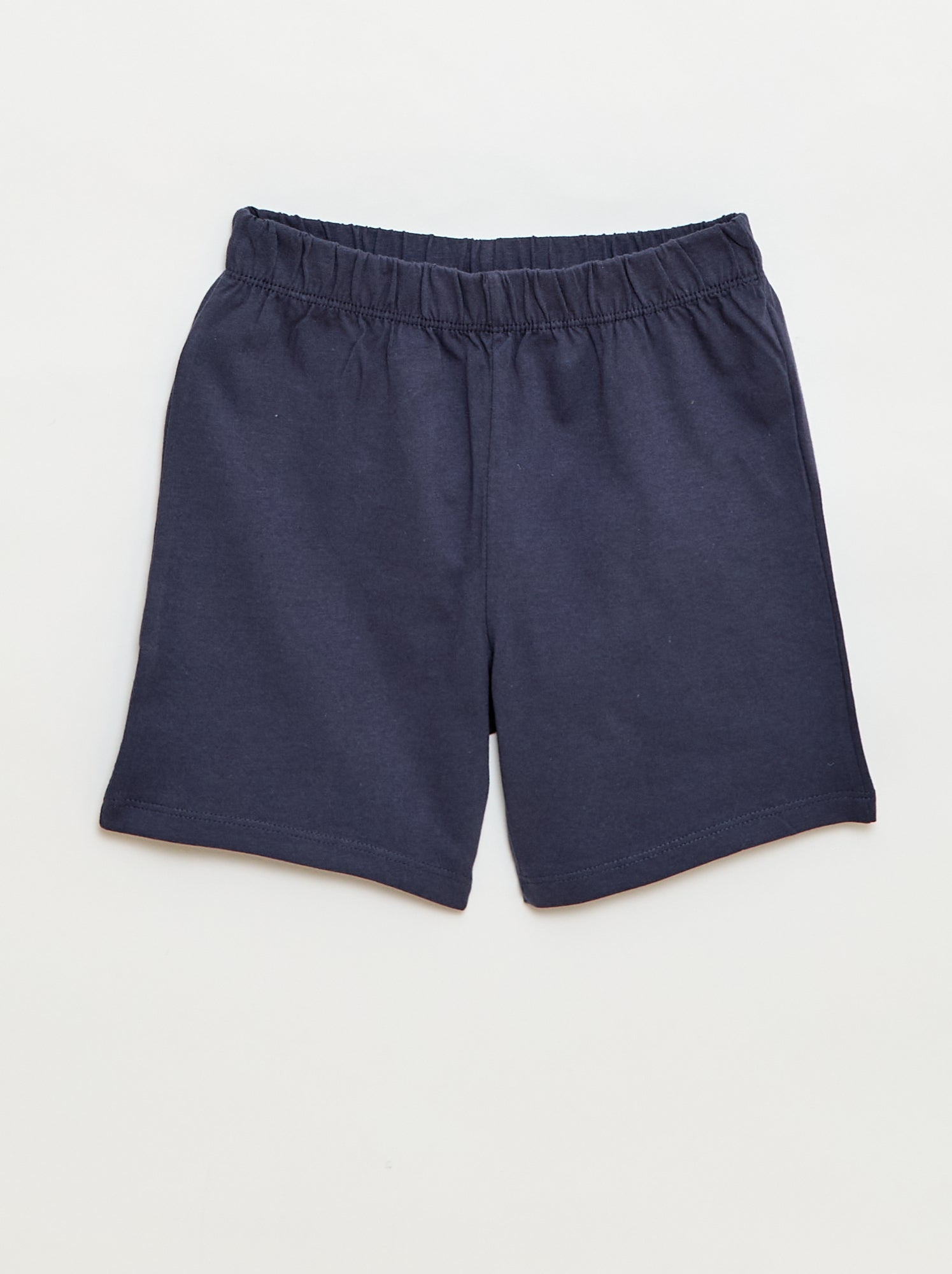 Ensemble de pyjama court 2 pièces  T-shirt + short - Bleu