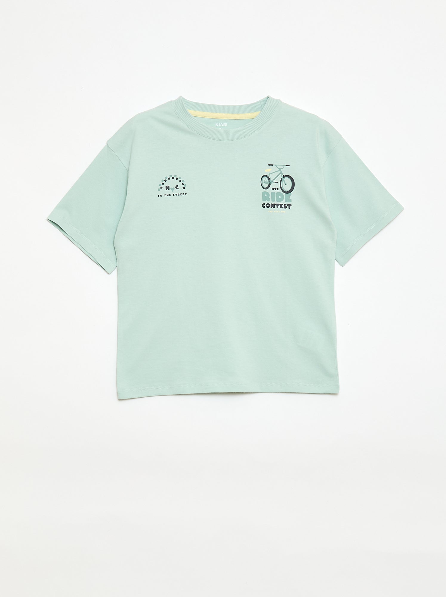 Ensemble de pyjama court 2 pièces  T-shirt + short - Vert