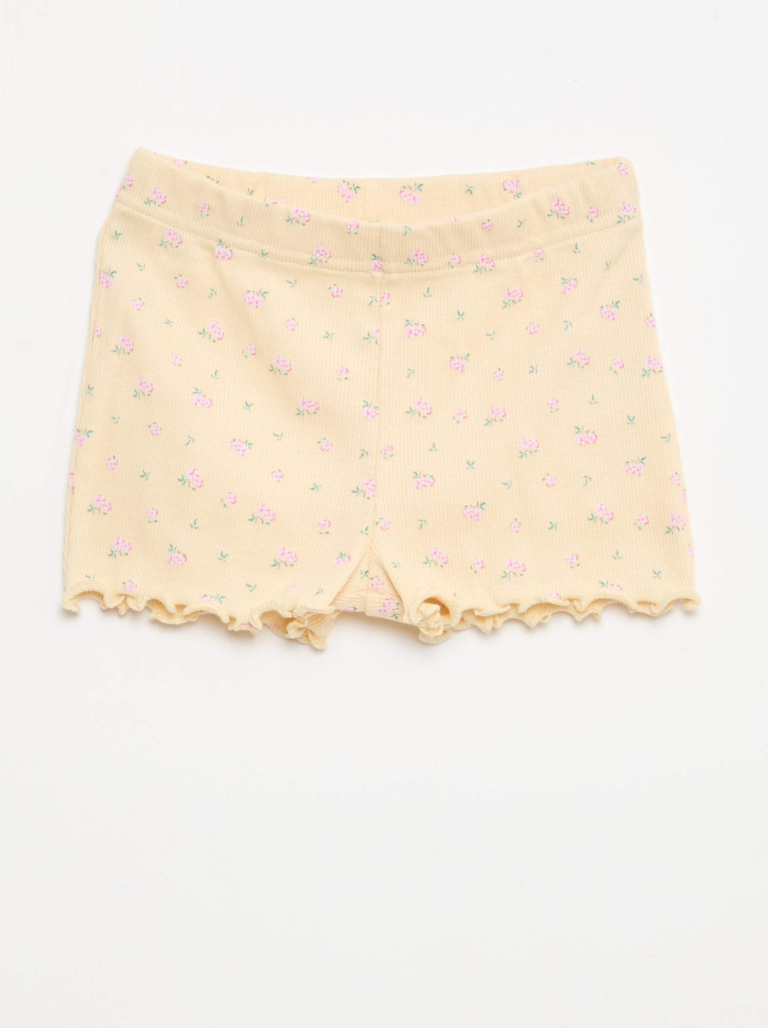Ensemble de pyjama court t-shirt + short - 2 pièces - Beige
