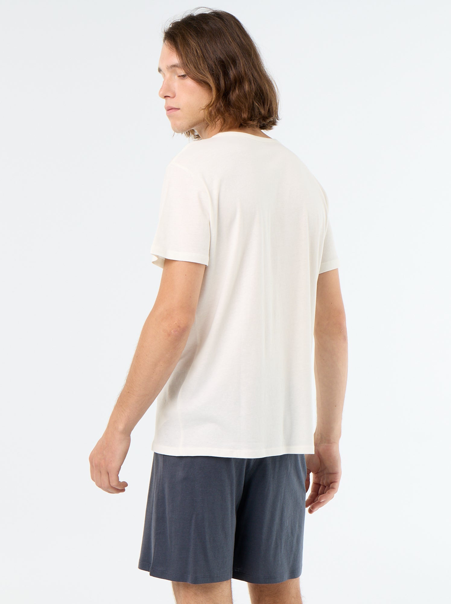 Ensemble de pyjama court t-shirt + short - 2 pièces - Blanc