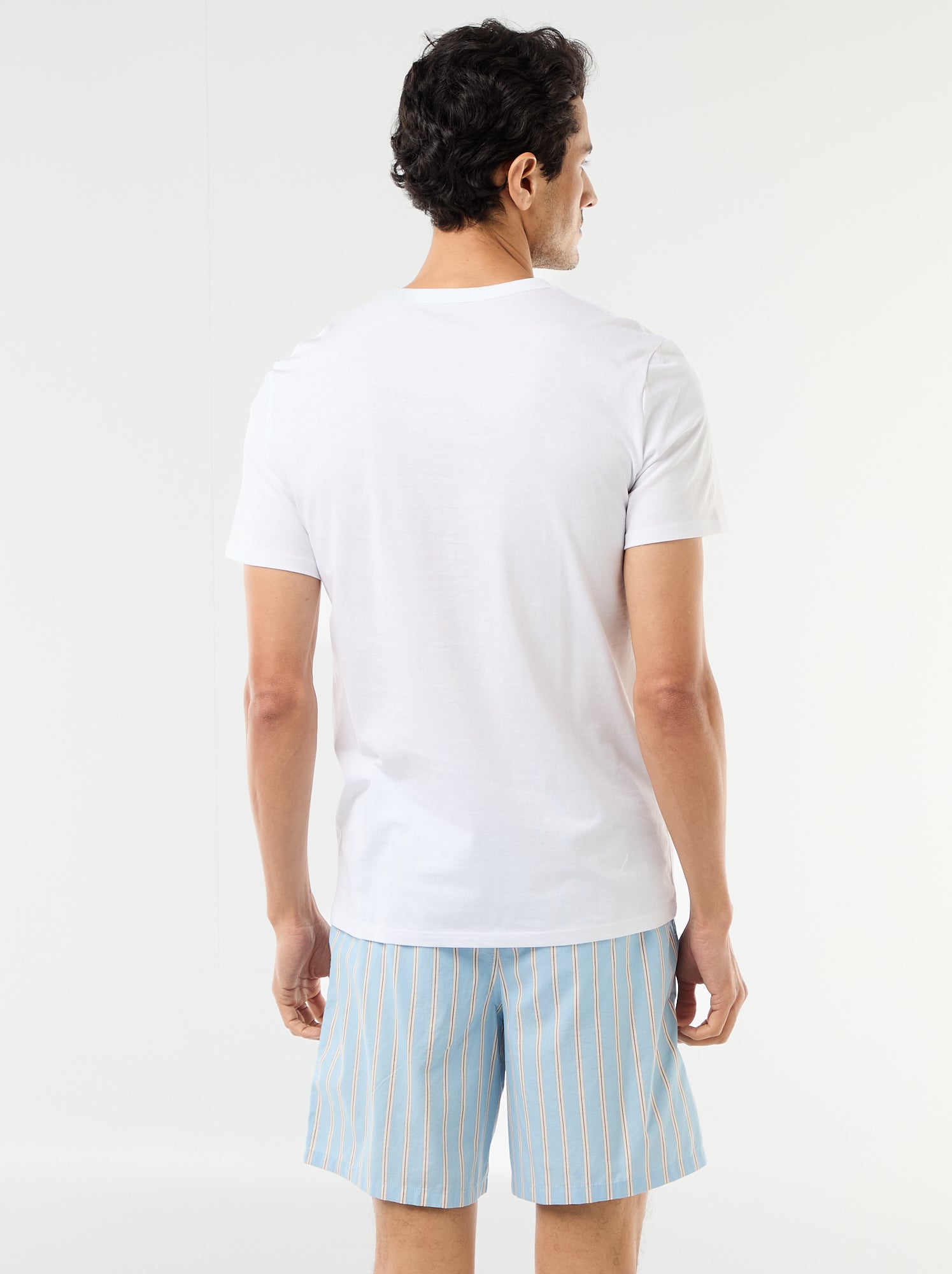 Ensemble de pyjama court t-shirt + short - 2 pièces - Bleu