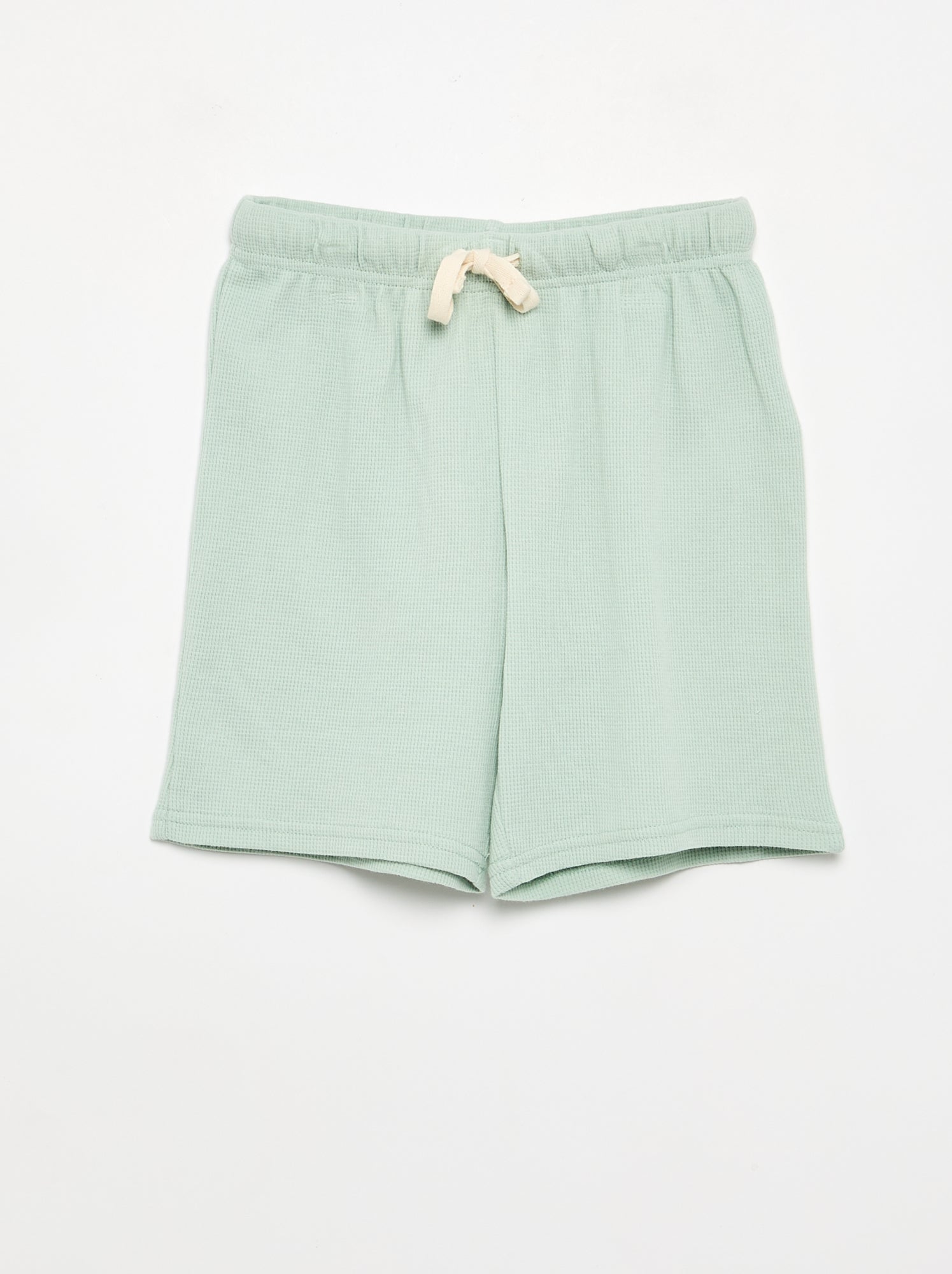 Ensemble de pyjama en coton uni - Bleu (EXK50_6)