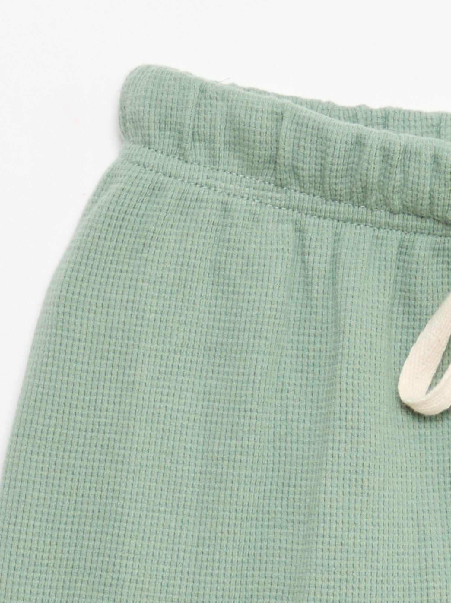 Ensemble de pyjama en coton uni - Vert (EXK50_4)