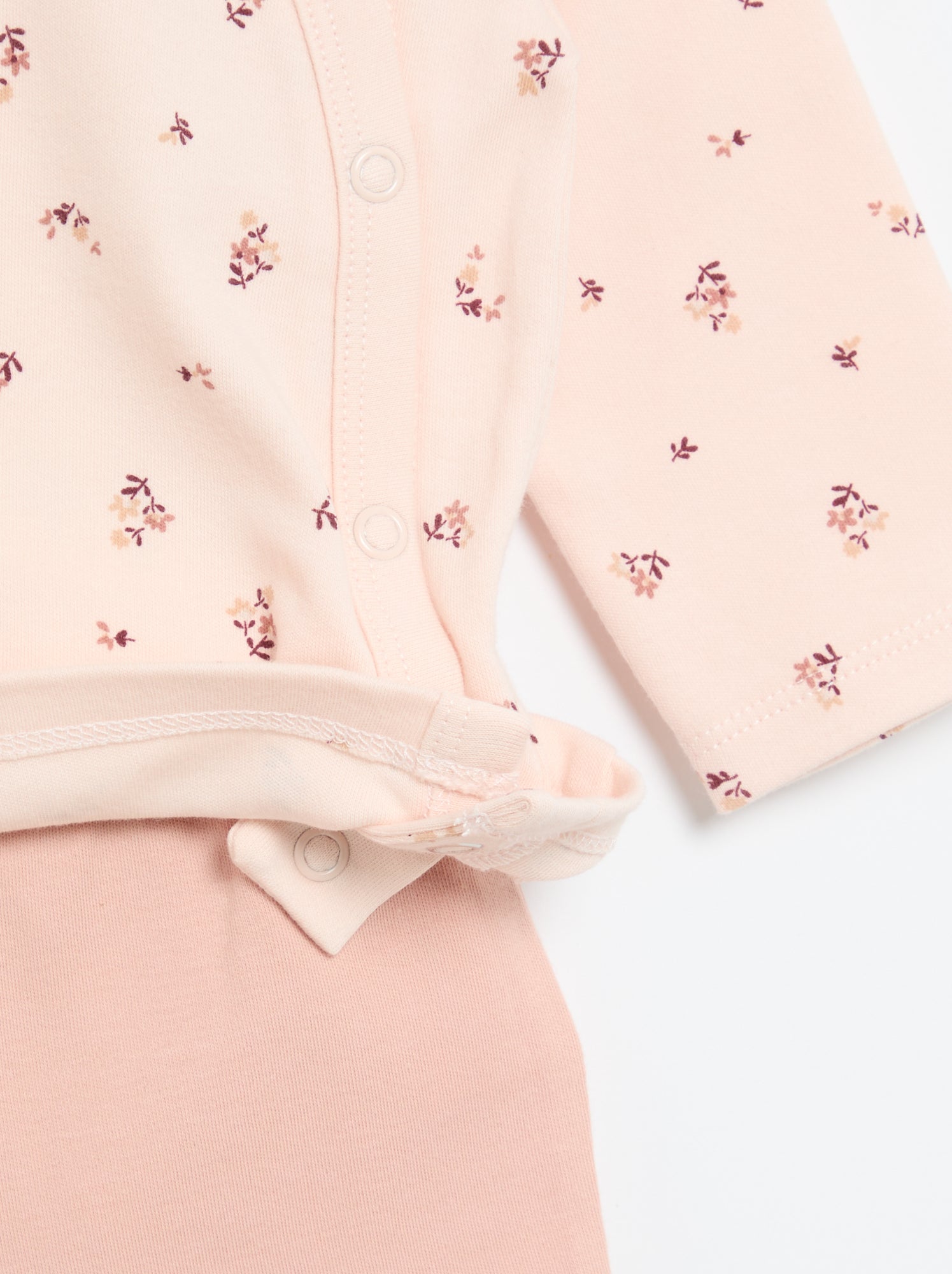 Ensemble de pyjama interlock - 2 pièces - Rose
