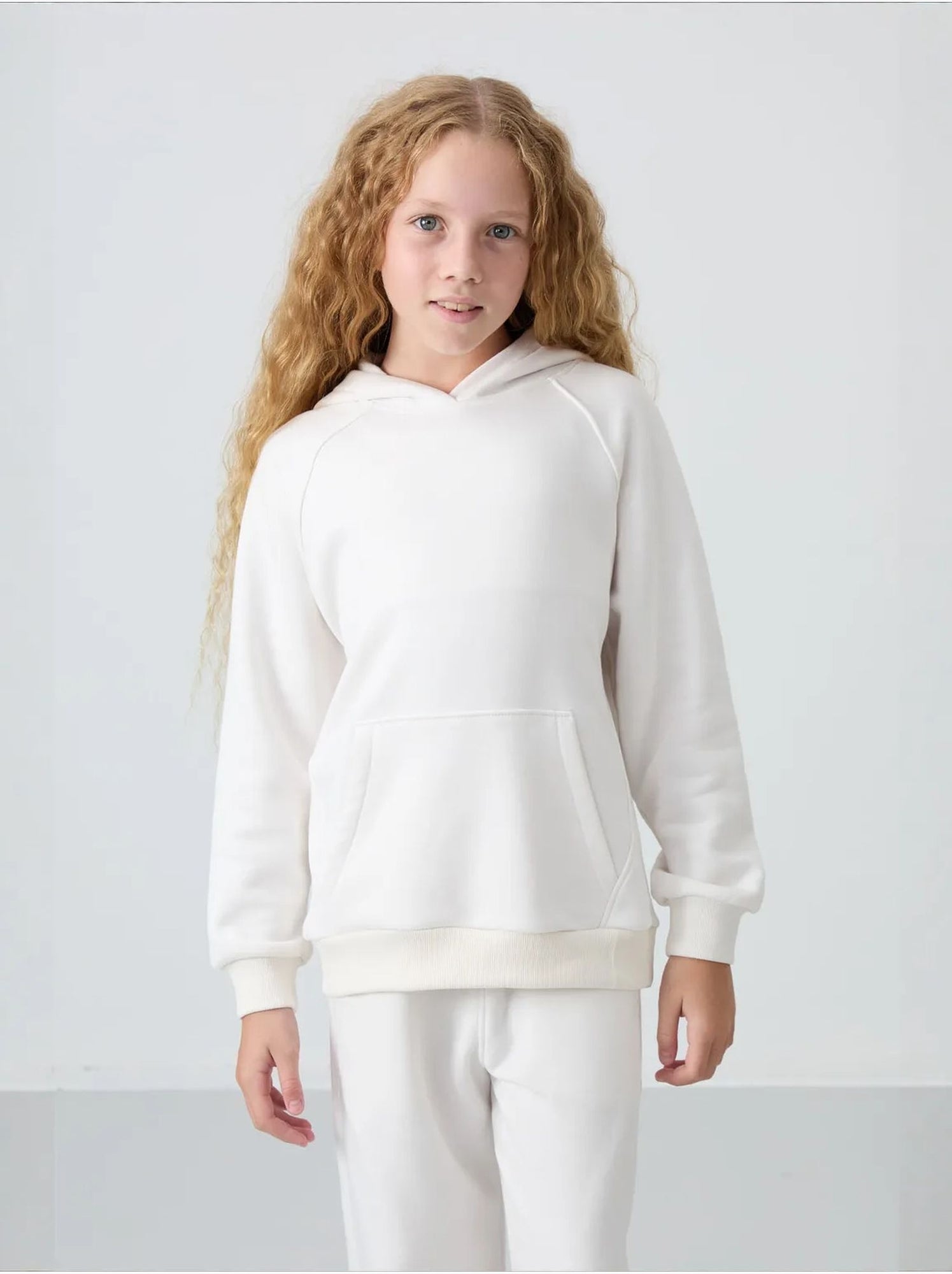 Ensemble de pyjama jeunesse en coton et polyester tommy - Blanc cassé