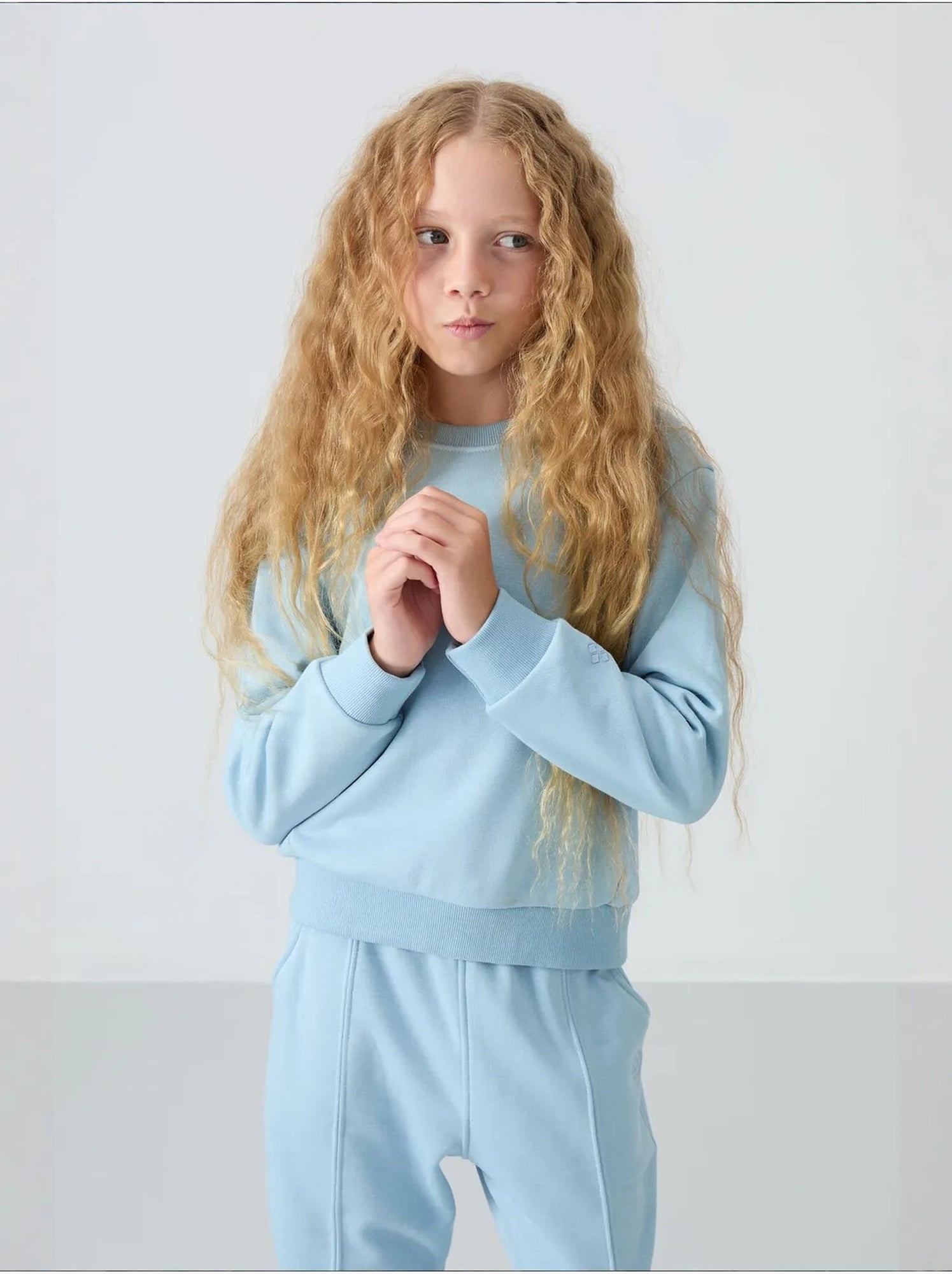 Ensemble de pyjama jeunesse en coton et polyester tommy - Bleu ciel