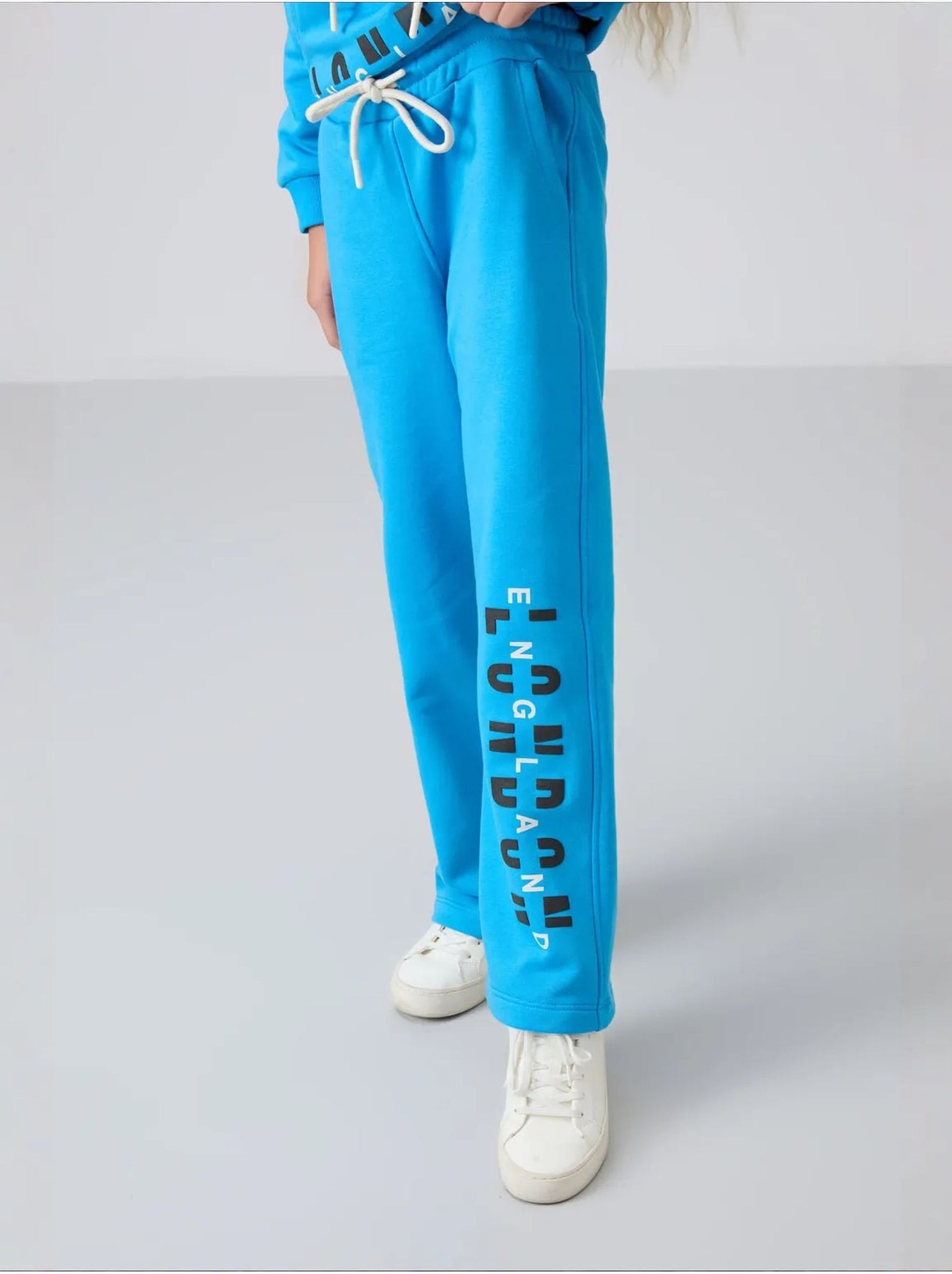 Ensemble de pyjama jeunesse en coton et polyester tommy - Bleu électrique