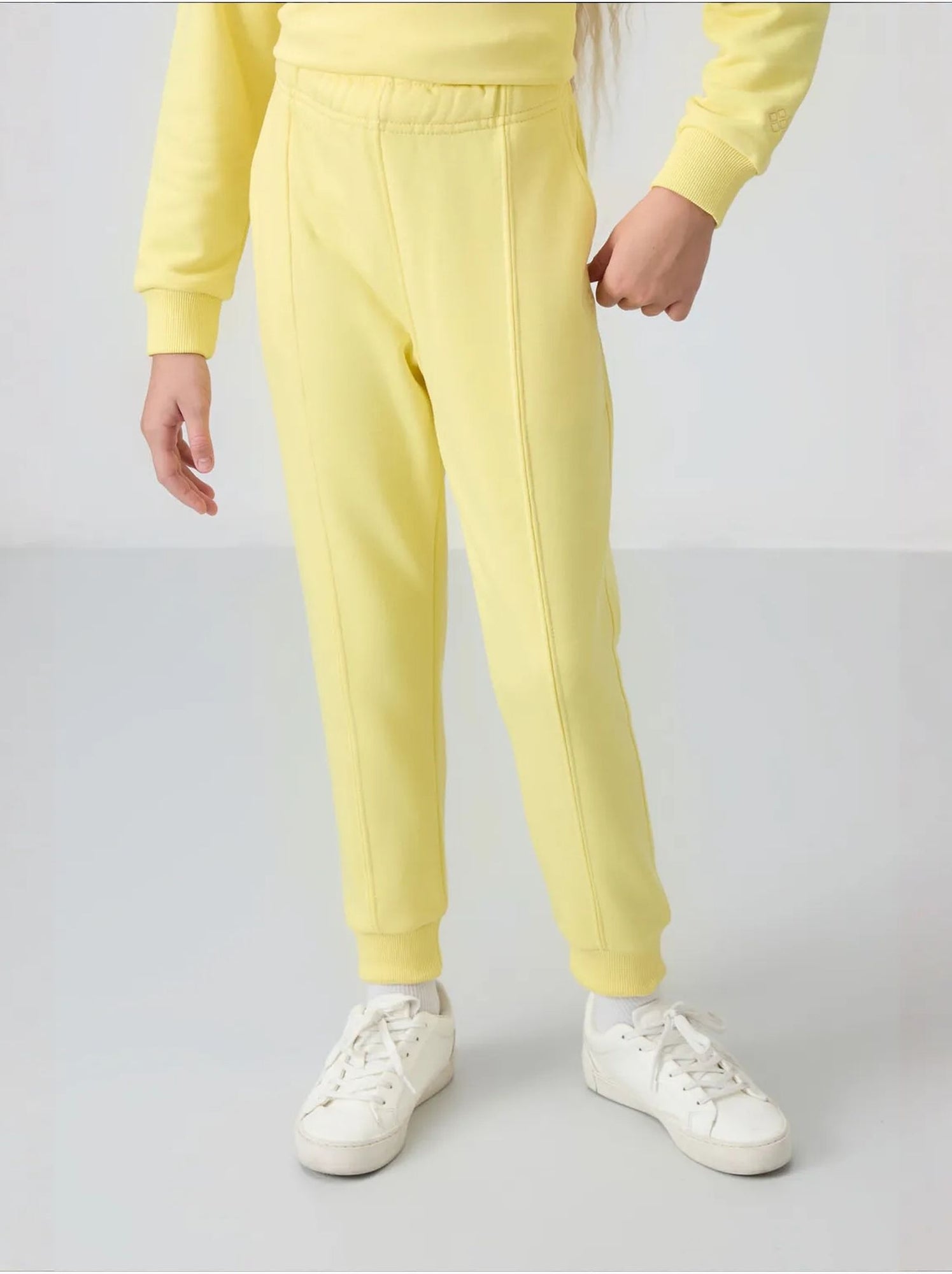 Ensemble de pyjama jeunesse en coton et polyester tommy - Jaune citron