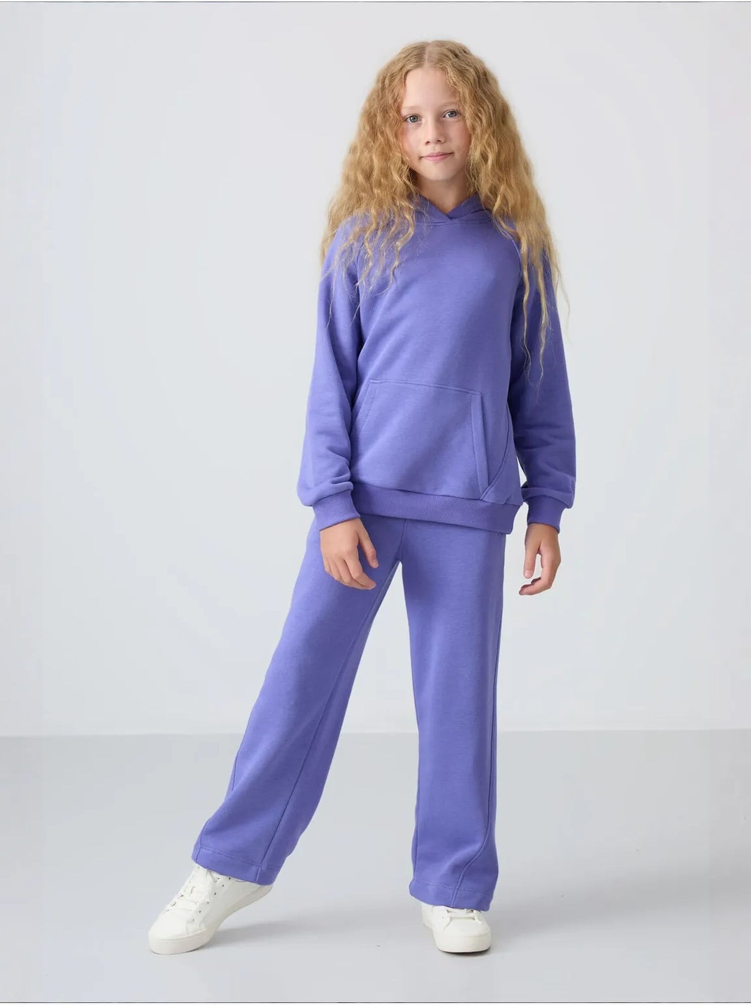 Ensemble de pyjama jeunesse en coton et polyester tommy - Lavande