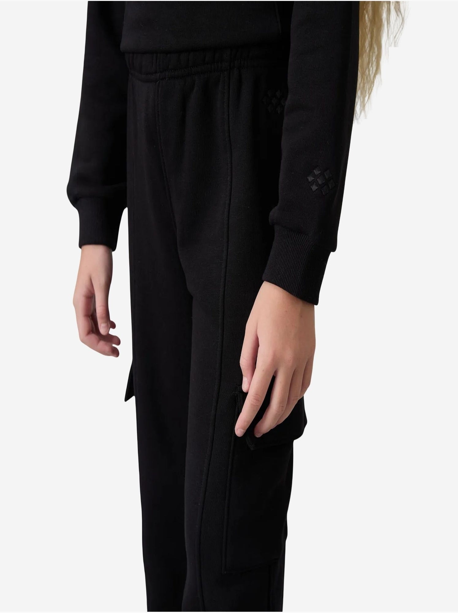 Ensemble de pyjama jeunesse en coton et polyester tommy - Noir