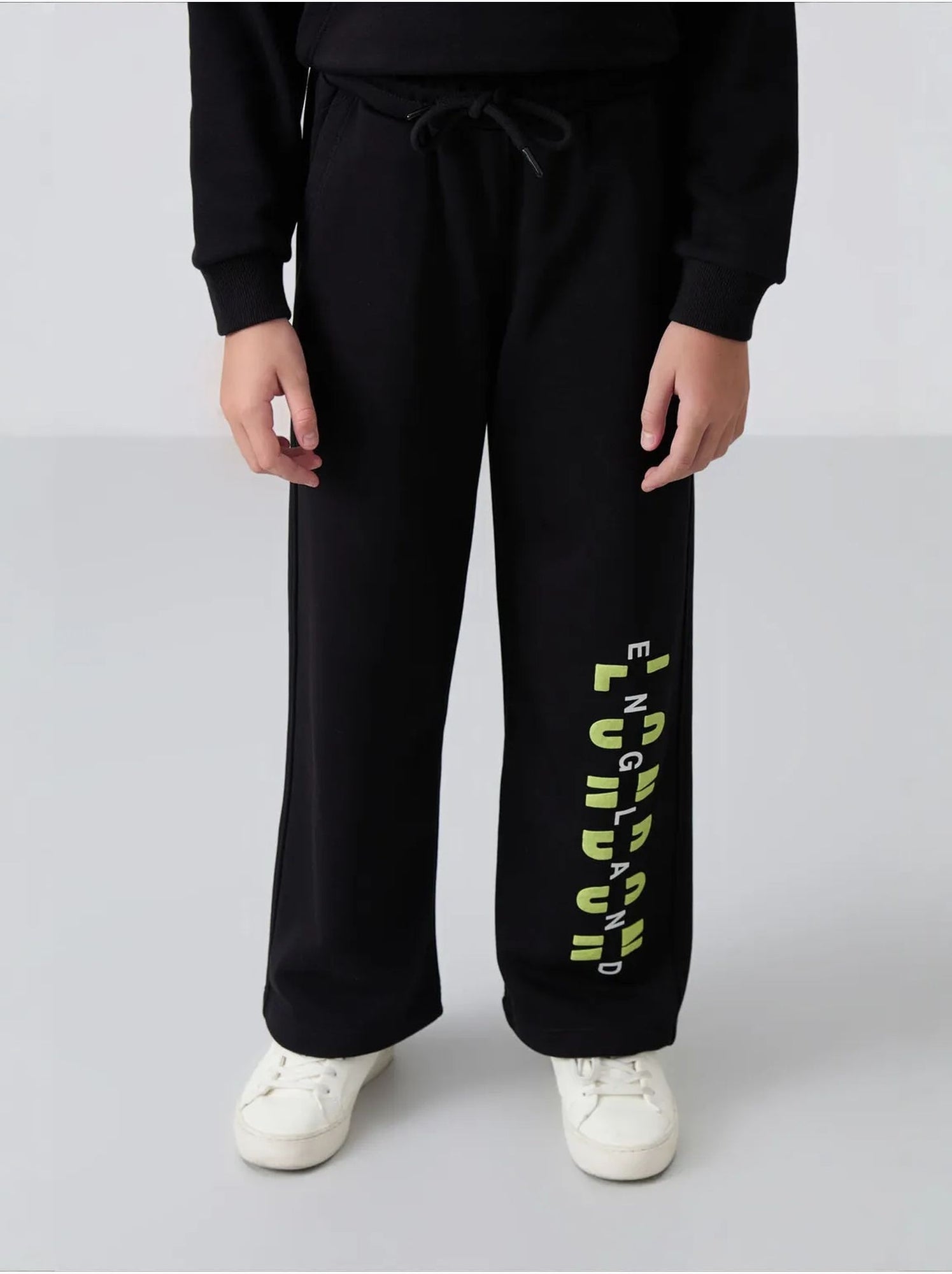 Ensemble de pyjama jeunesse en coton et polyester tommy - Noir
