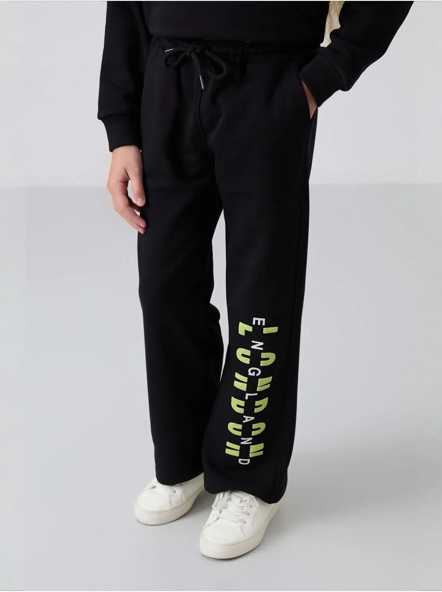 Ensemble de pyjama jeunesse en coton et polyester tommy - Noir
