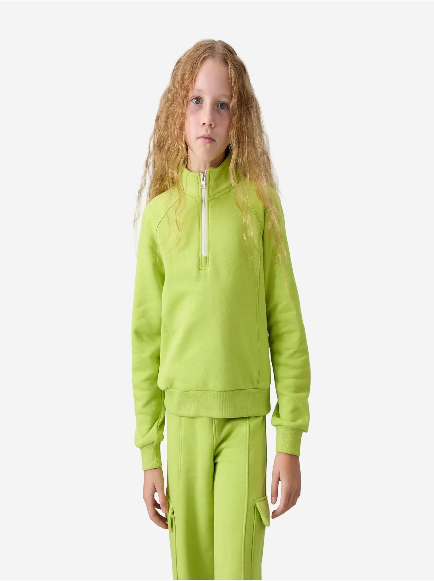 Ensemble de pyjama jeunesse en coton et polyester tommy - Vert tilleul