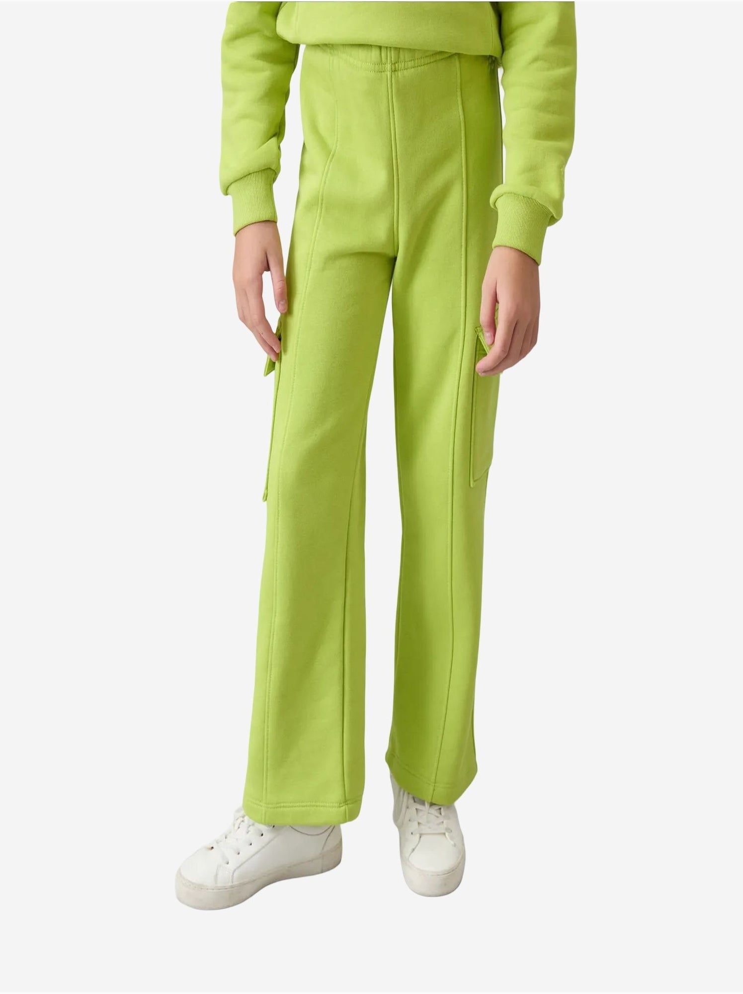 Ensemble de pyjama jeunesse en coton et polyester tommy - Vert tilleul