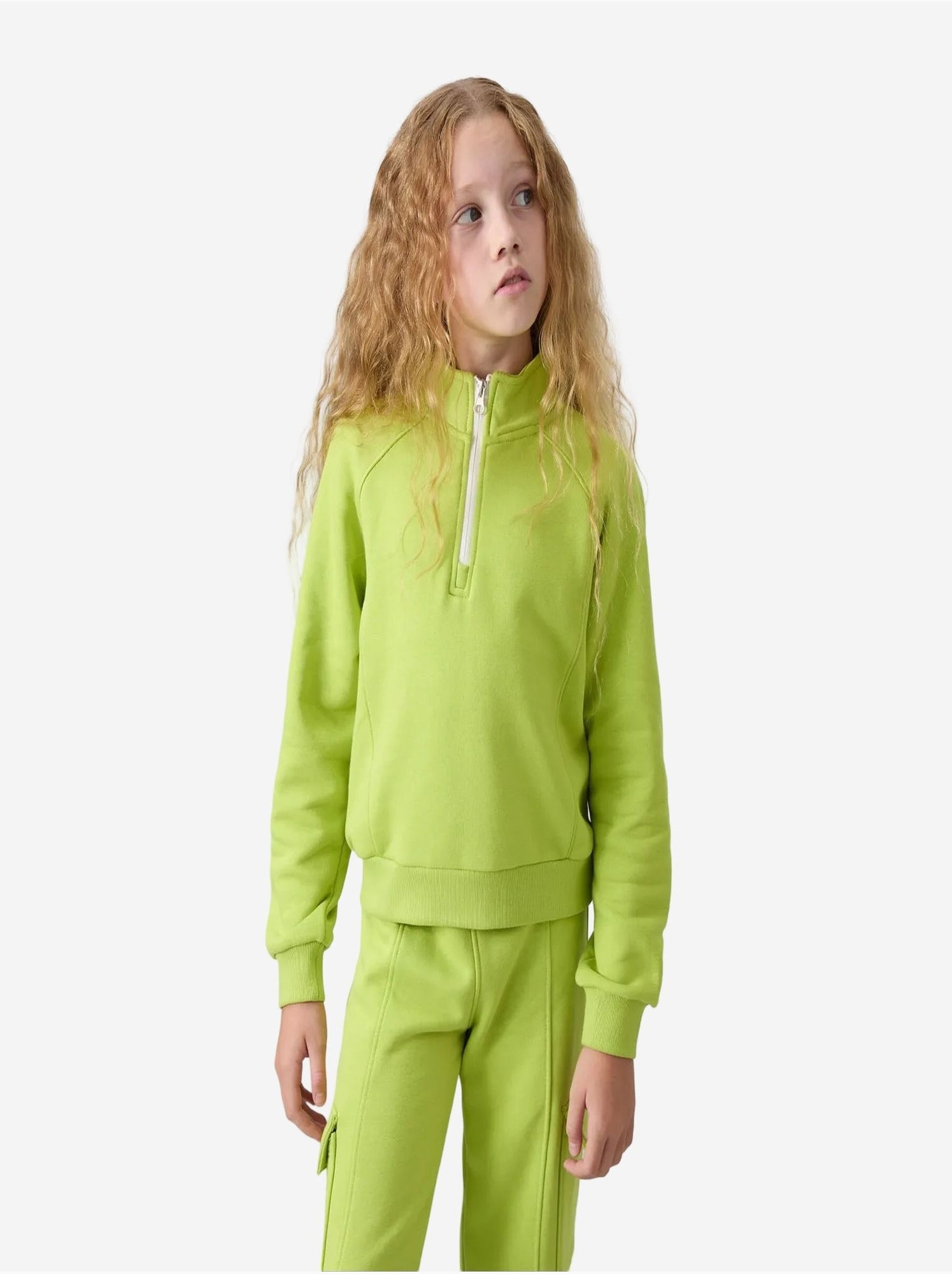 Ensemble de pyjama jeunesse en coton et polyester tommy - Vert tilleul