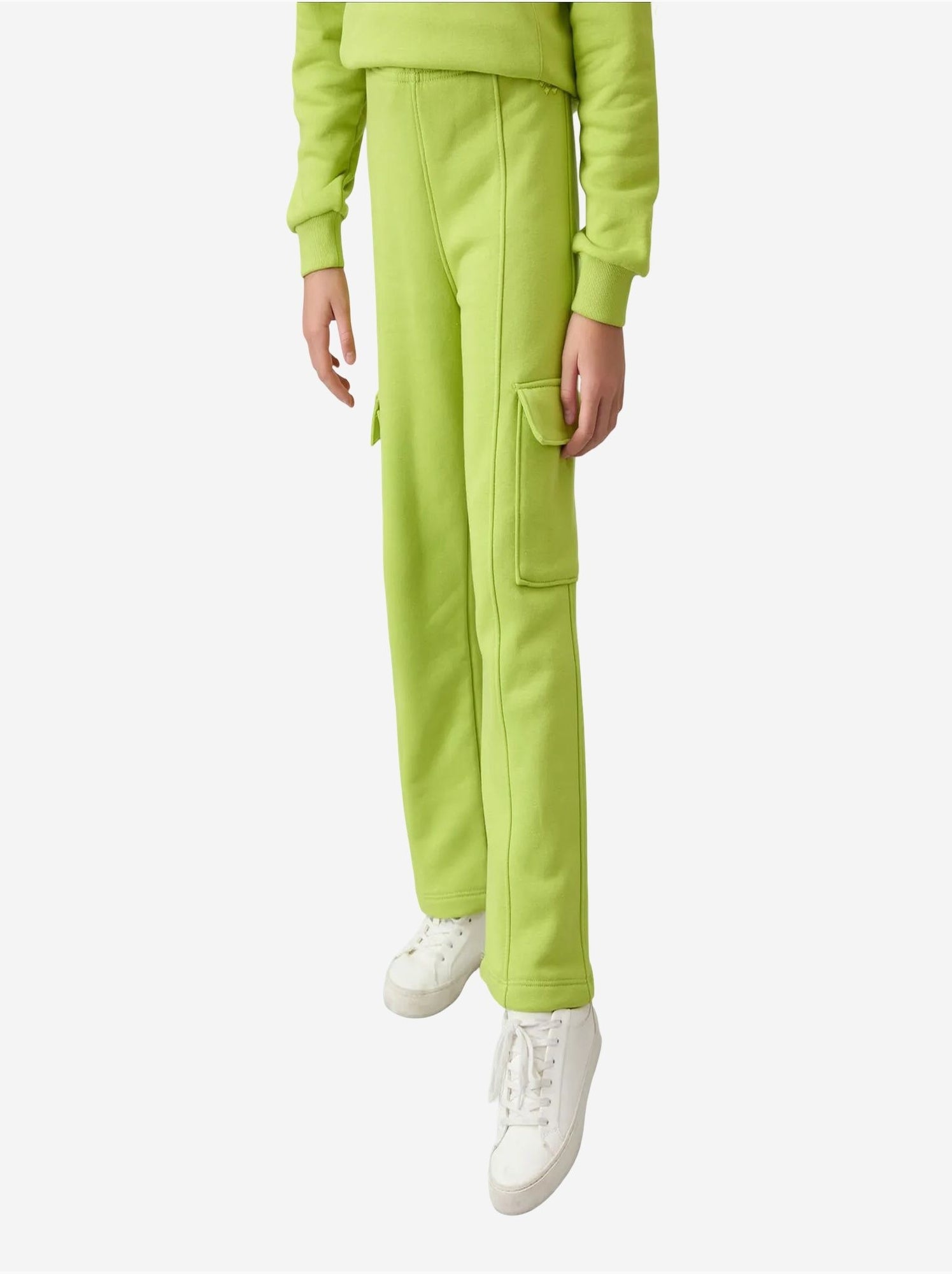 Ensemble de pyjama jeunesse en coton et polyester tommy - Vert tilleul