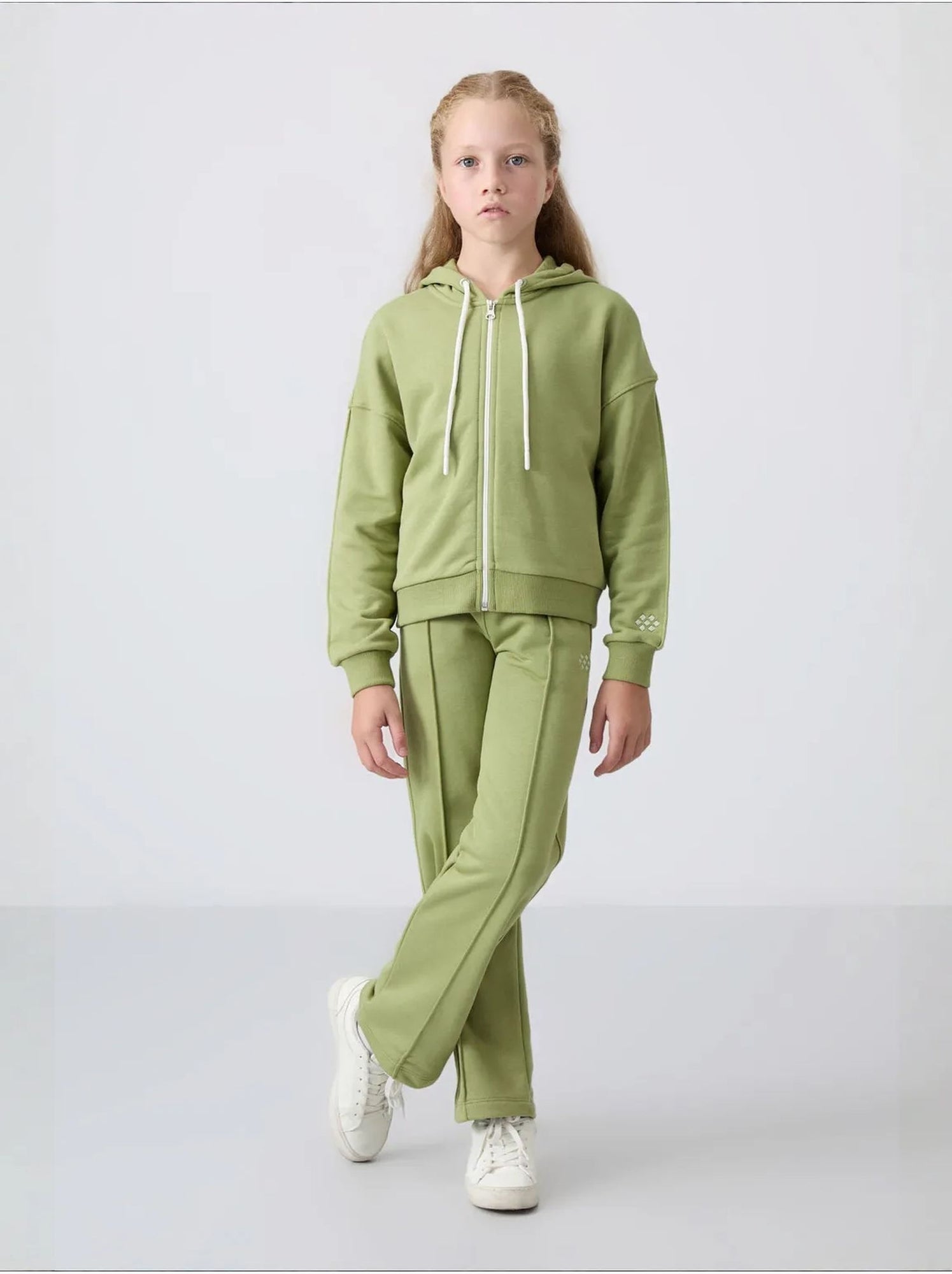 Ensemble de pyjama jeunesse en coton mélangé tommy - Kaki