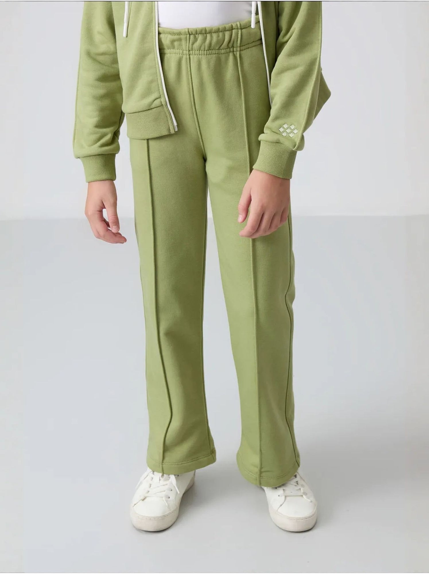 Ensemble de pyjama jeunesse en coton mélangé tommy - Kaki