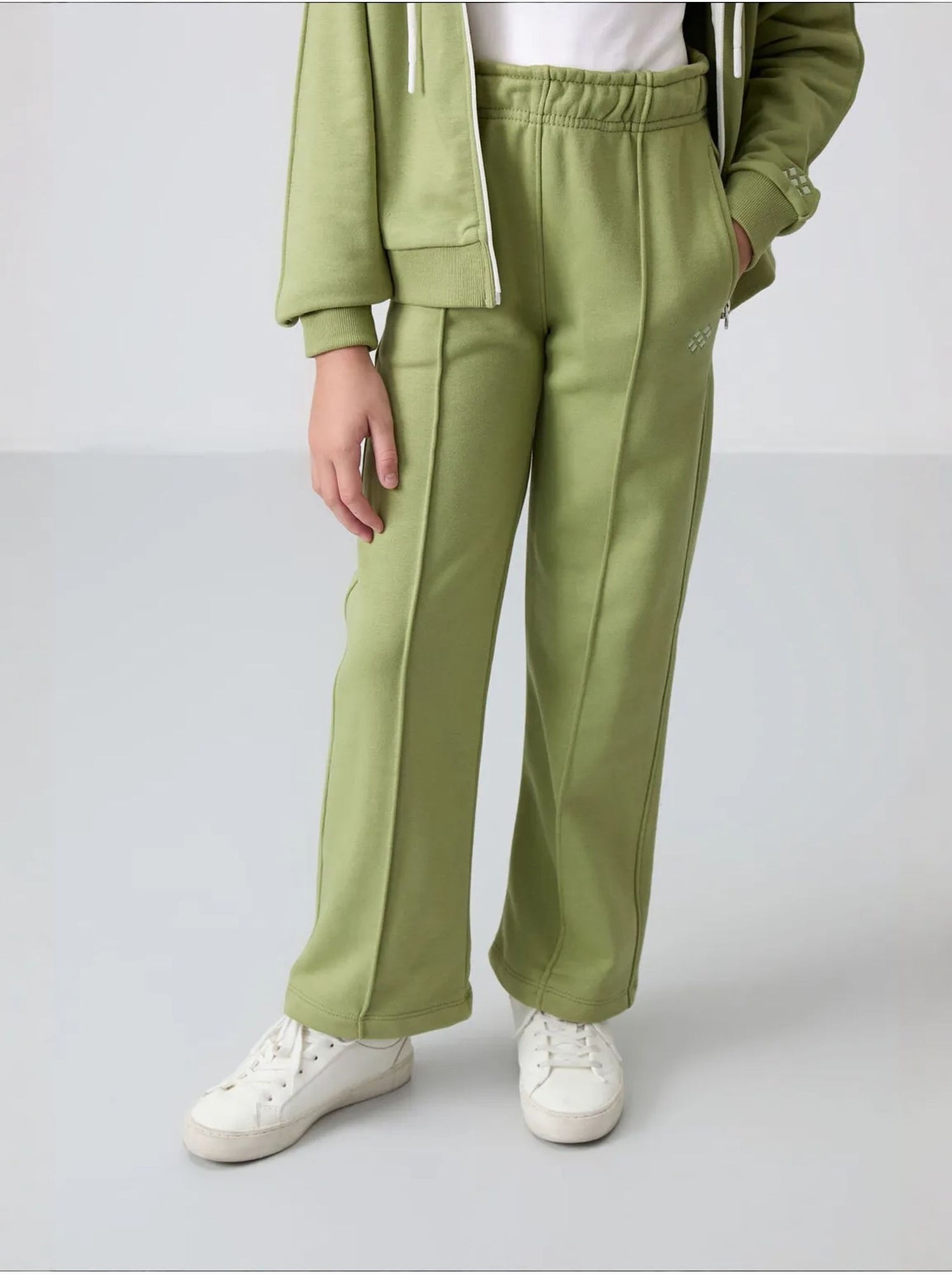 Ensemble de pyjama jeunesse en coton mélangé tommy - Kaki