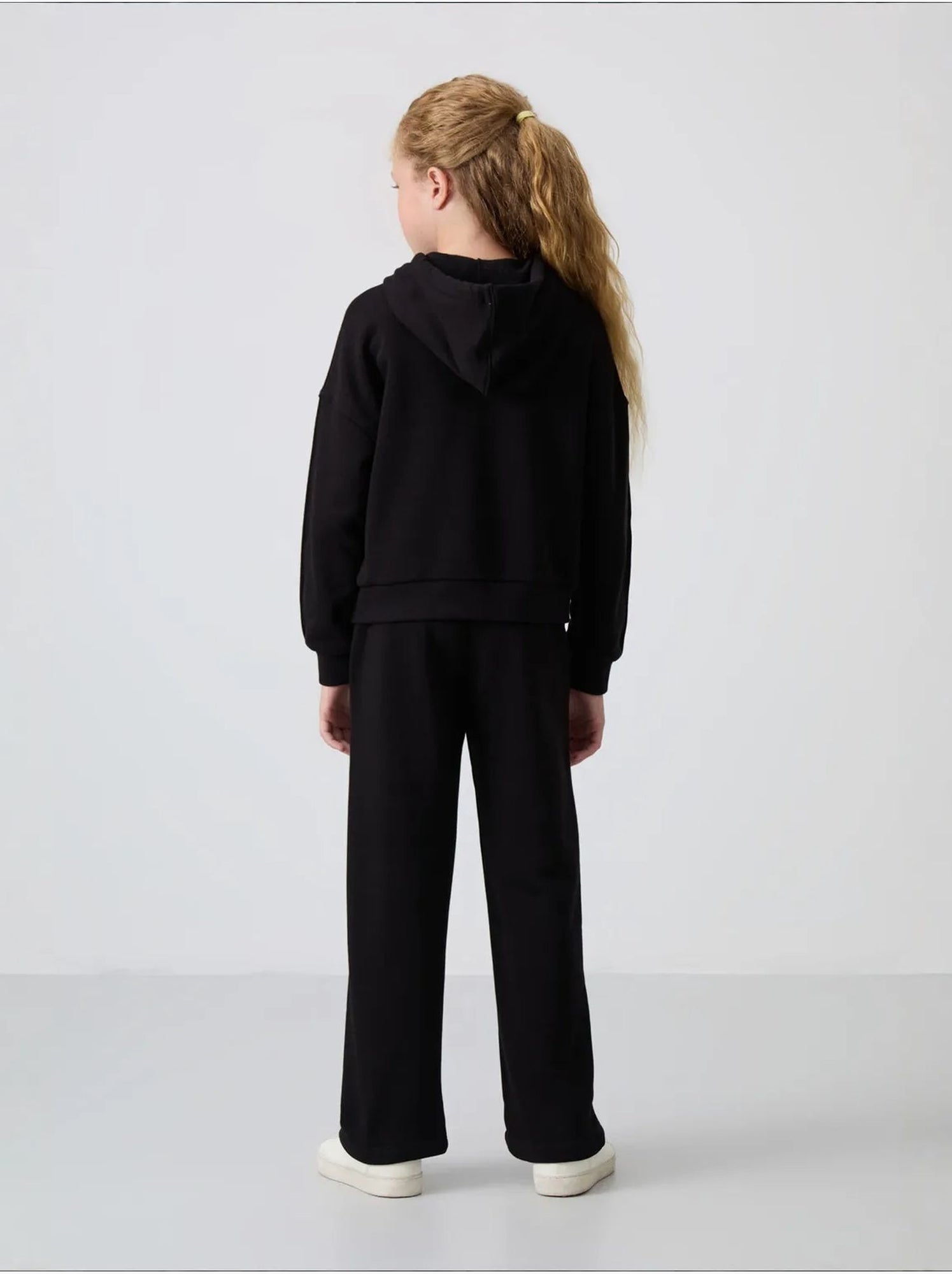 Ensemble de pyjama jeunesse en coton mélangé tommy - Noir