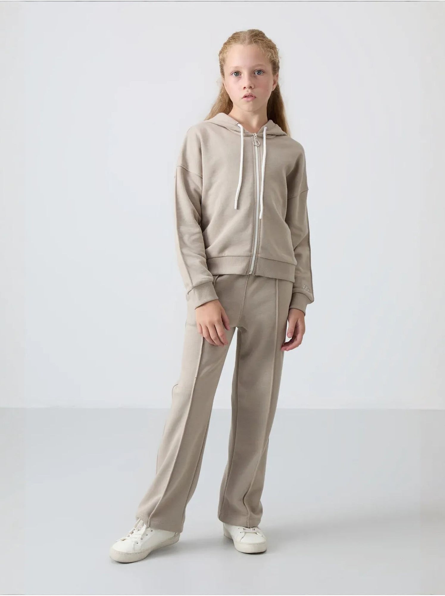 Ensemble de pyjama jeunesse en coton mélangé tommy - Sable