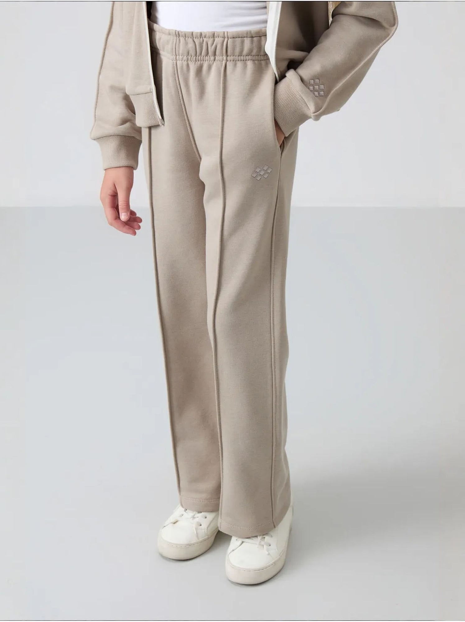 Ensemble de pyjama jeunesse en coton mélangé tommy - Sable