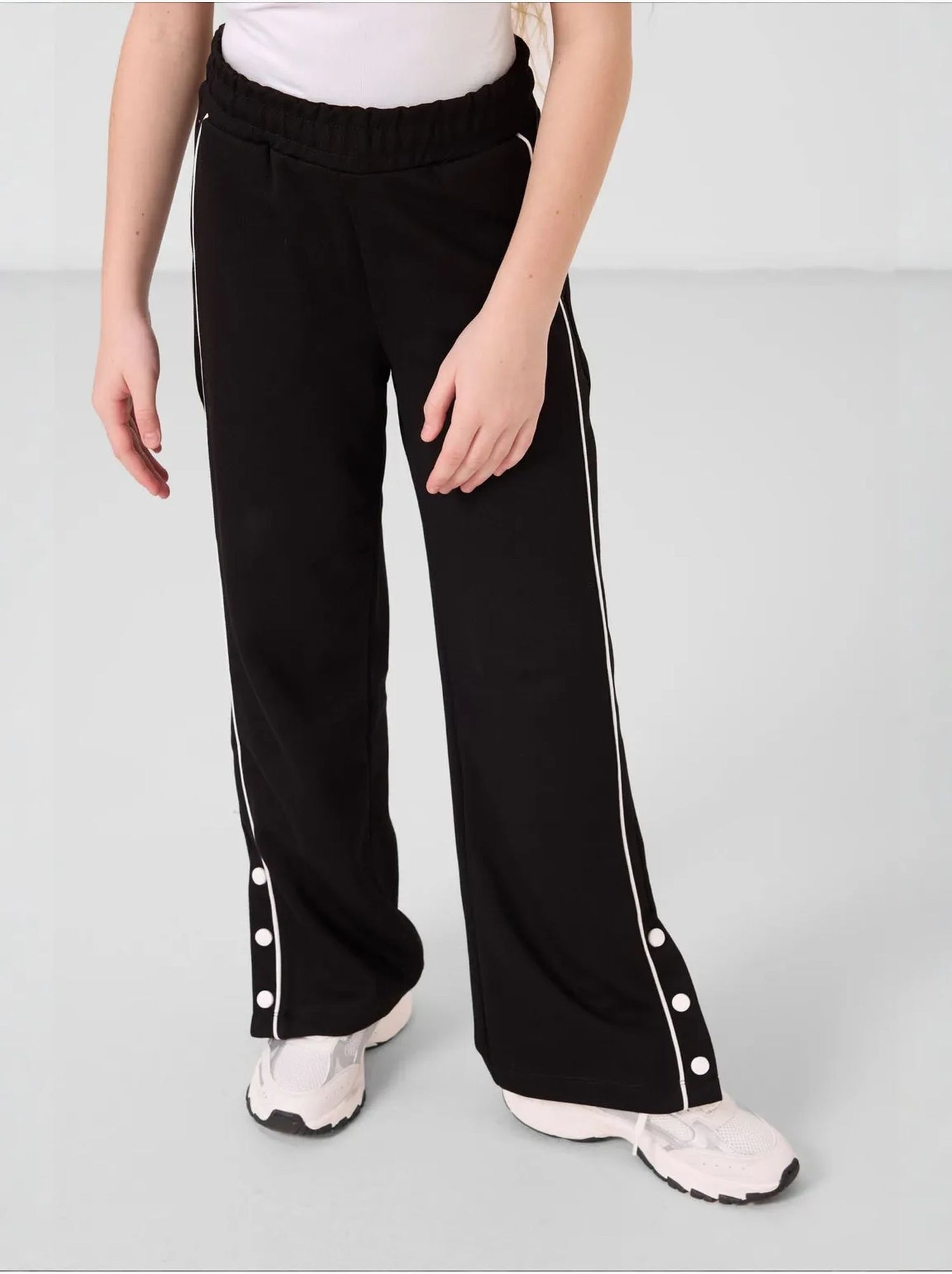 Ensemble de pyjama jeunesse en mélange coton tommy - Noir