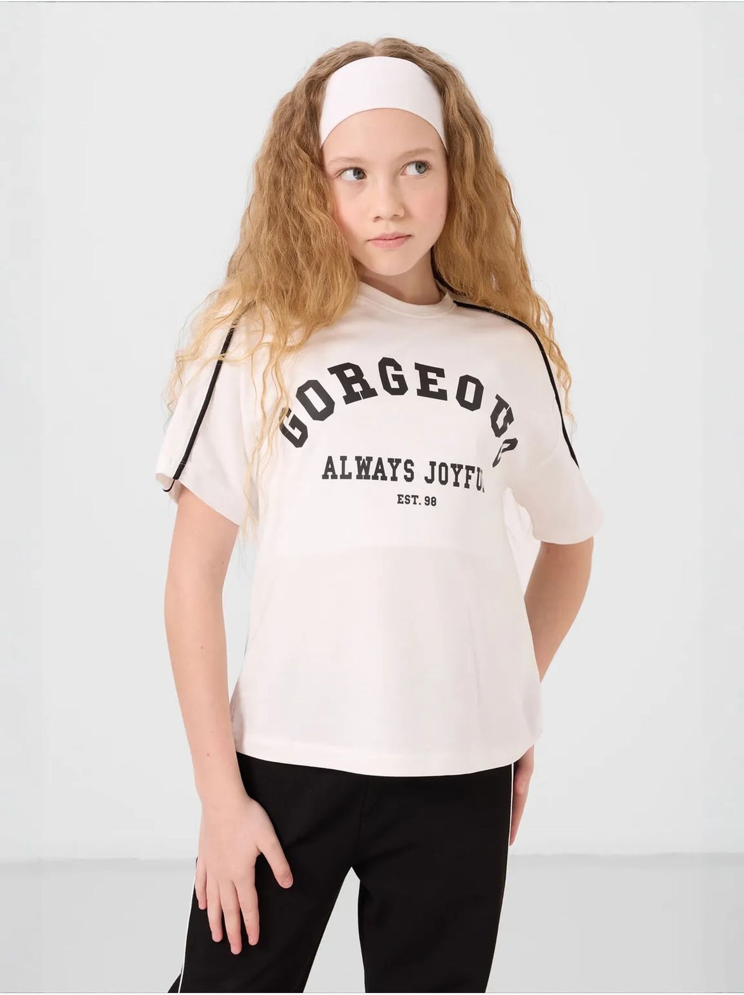 Ensemble de pyjama jeunesse en mélange coton tommy - Noir